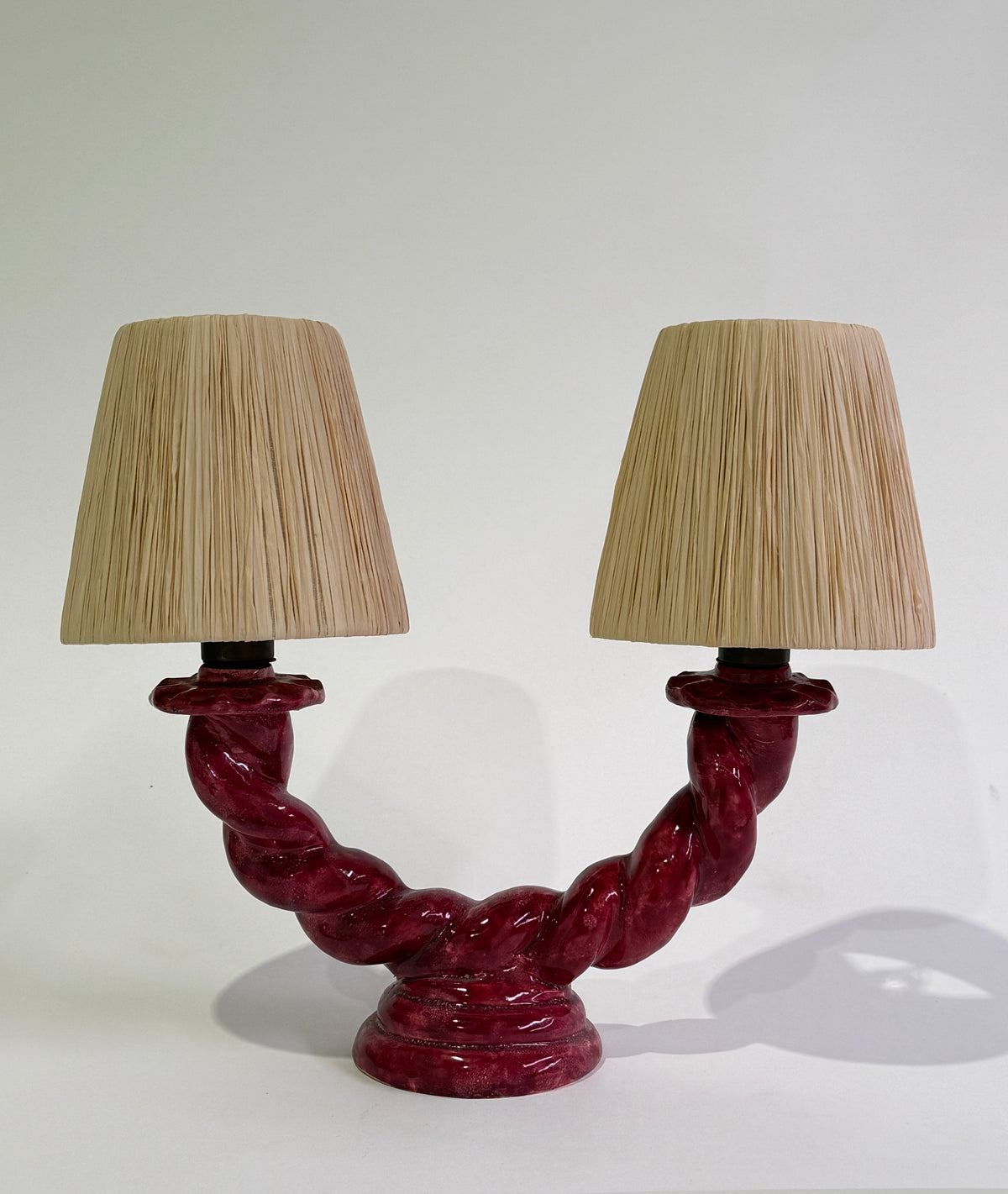 1960’s French Ceramic Lamp - Two Available