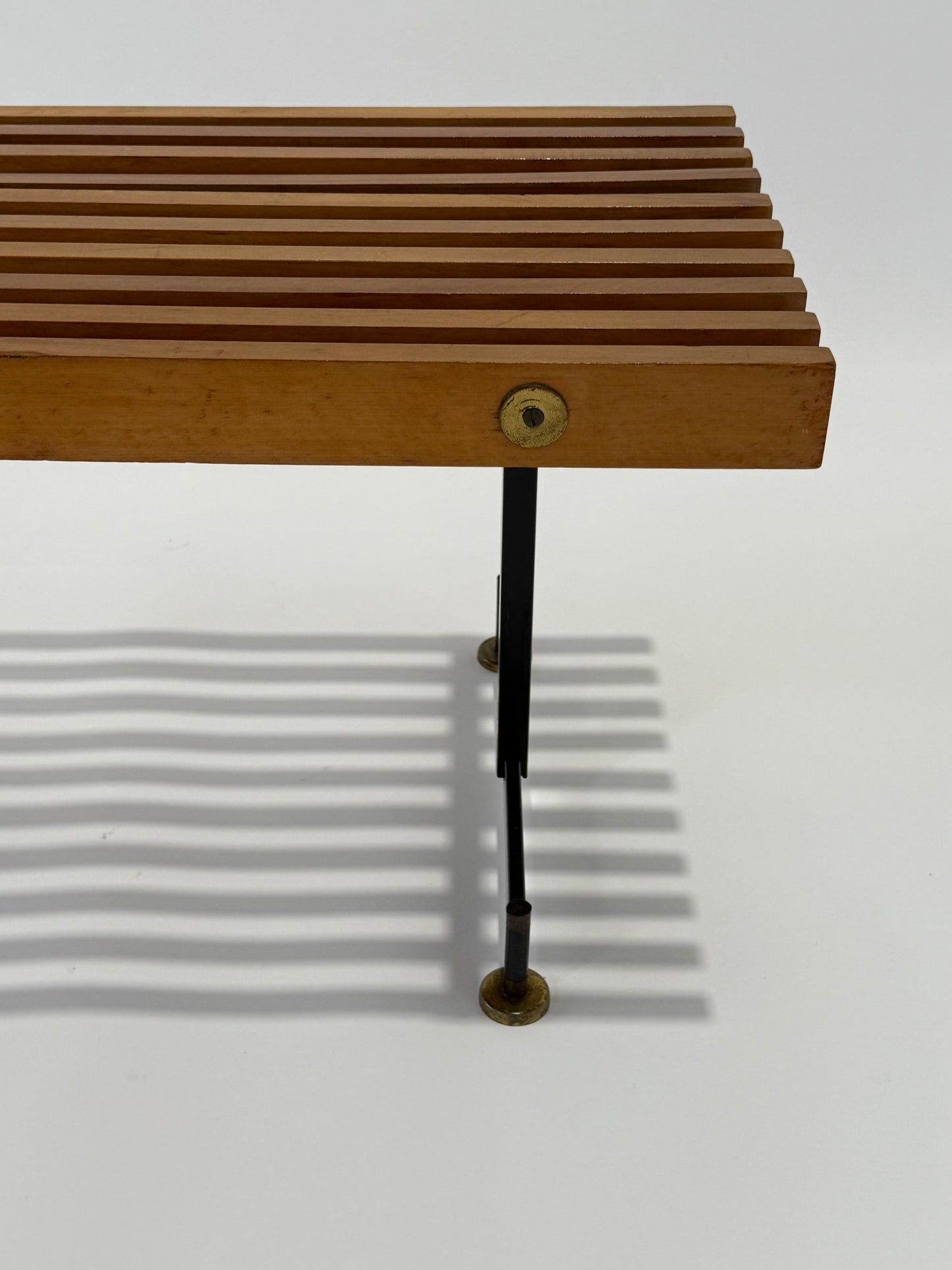 Vintage Italian Teak Bench