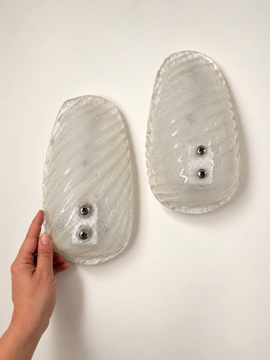 Vintage Murano Wall Lights - Three Available