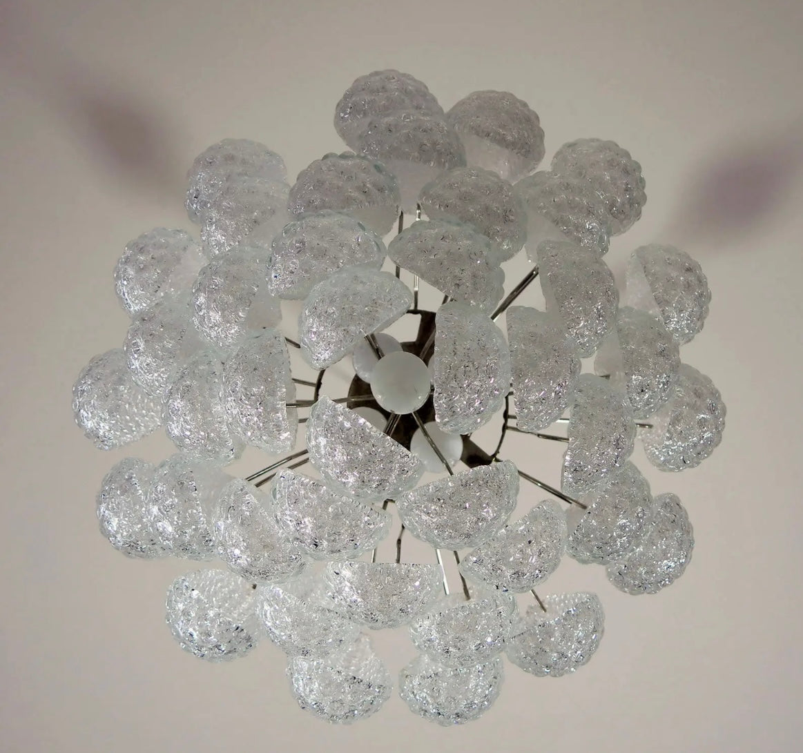 PRE-ORDER Murano Glass Petal Pendant - 41 Petals.