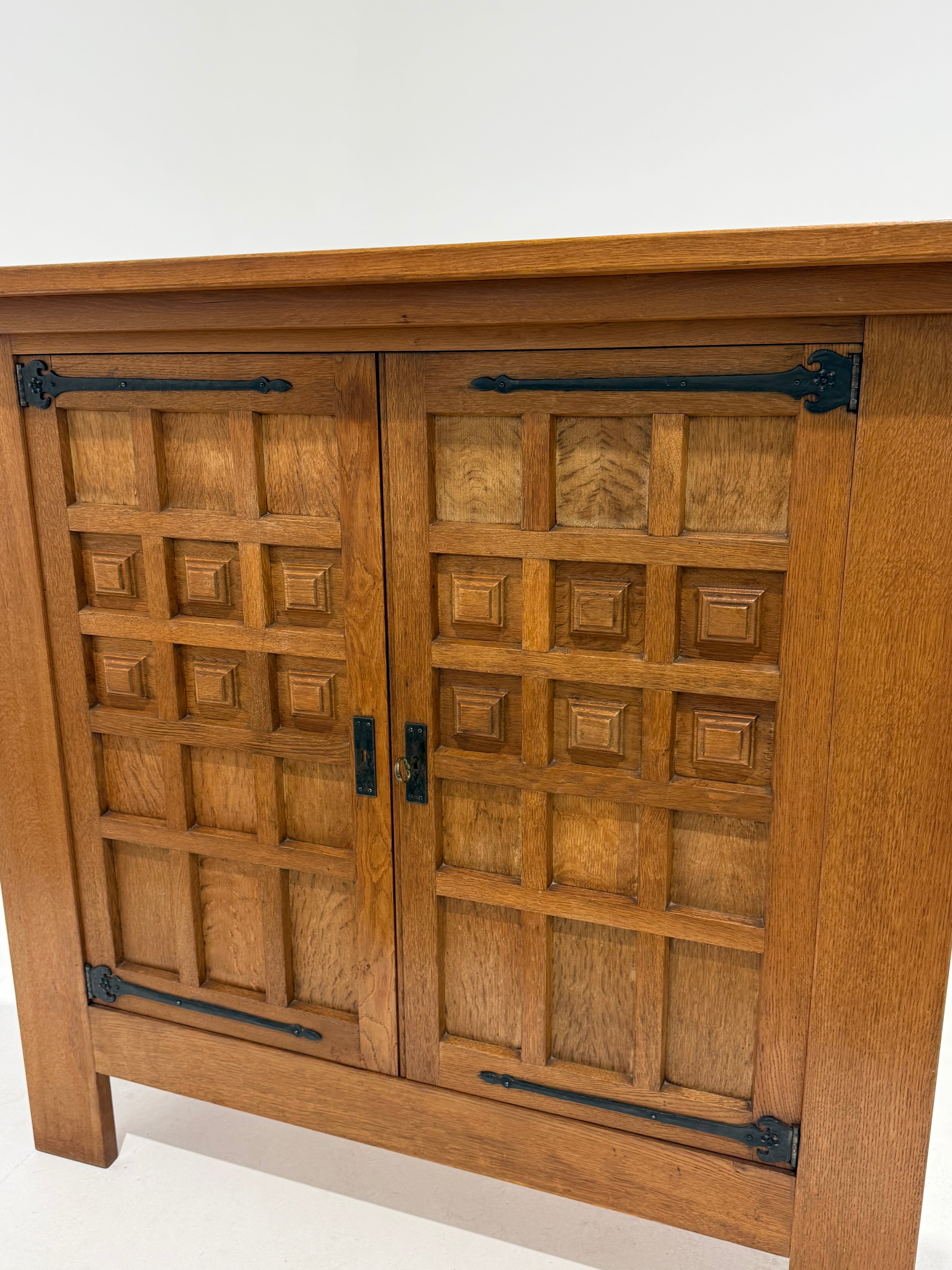 Vintage French Oak Cabinet