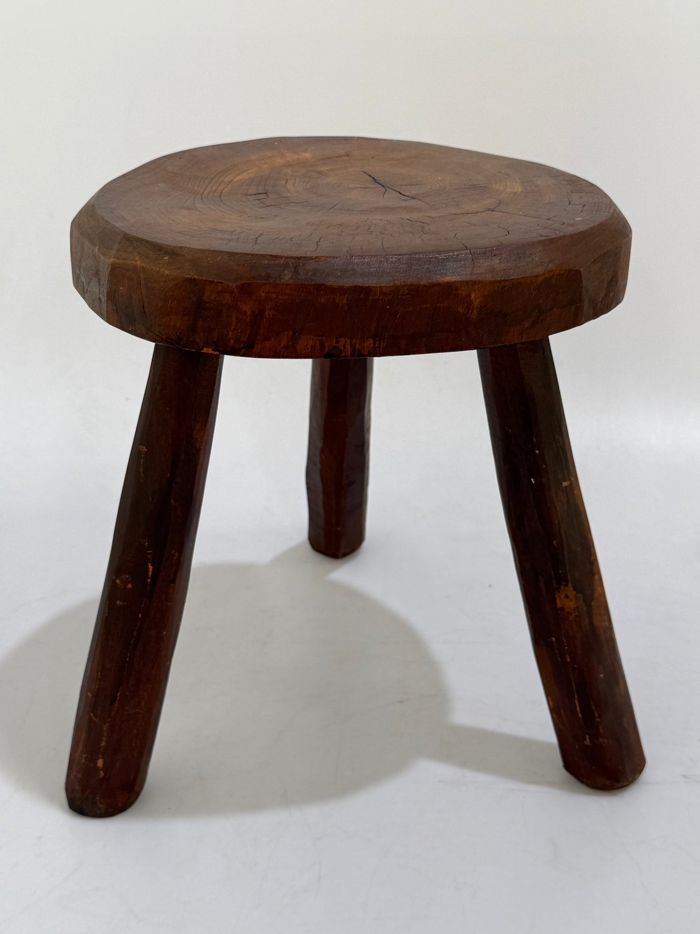 Vintage French Brutalist Tabouret - Two Available