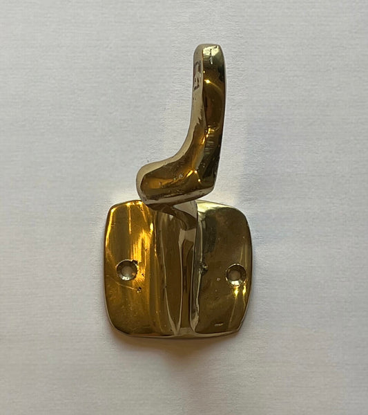 1970’s Brass Hook by David Marshall - Five Avaialble