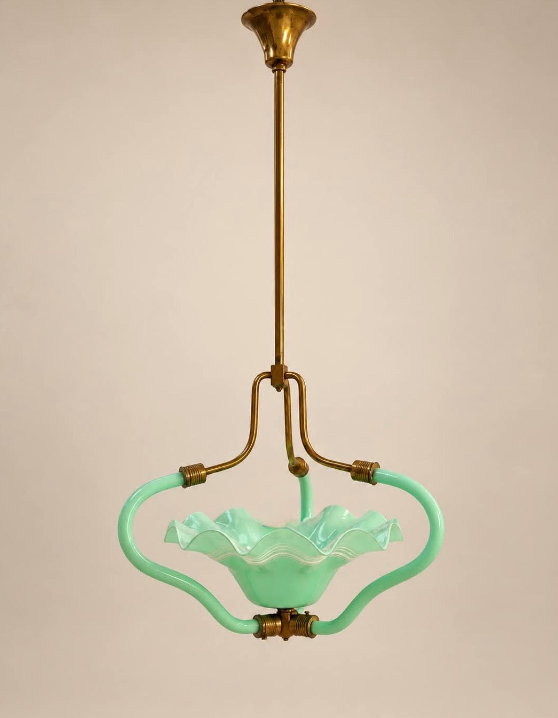 1940’s Barovier & Toso Murano Glass Pendant