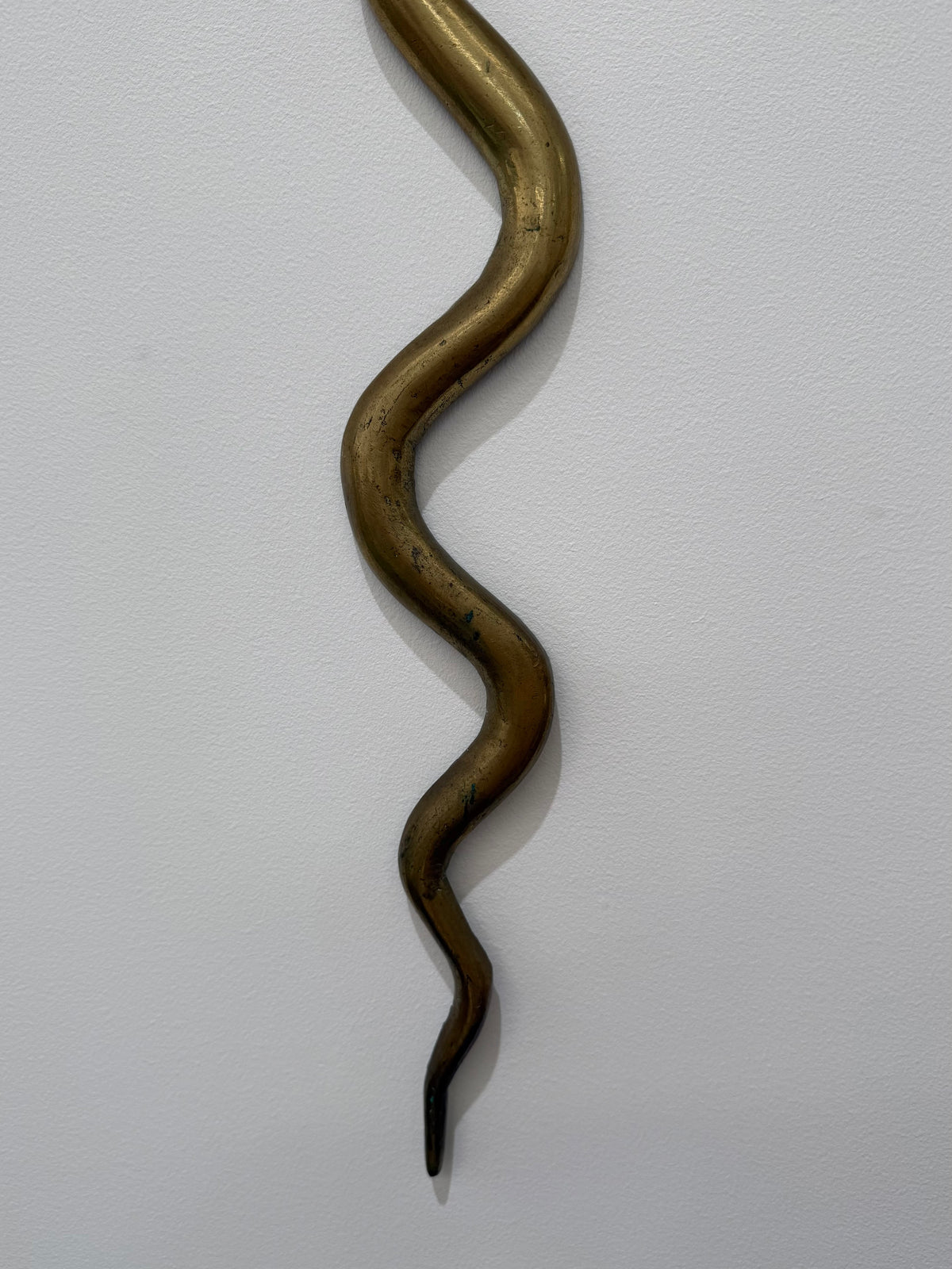 1960’s French Brass Cobra Candle Wall Light - Two Available