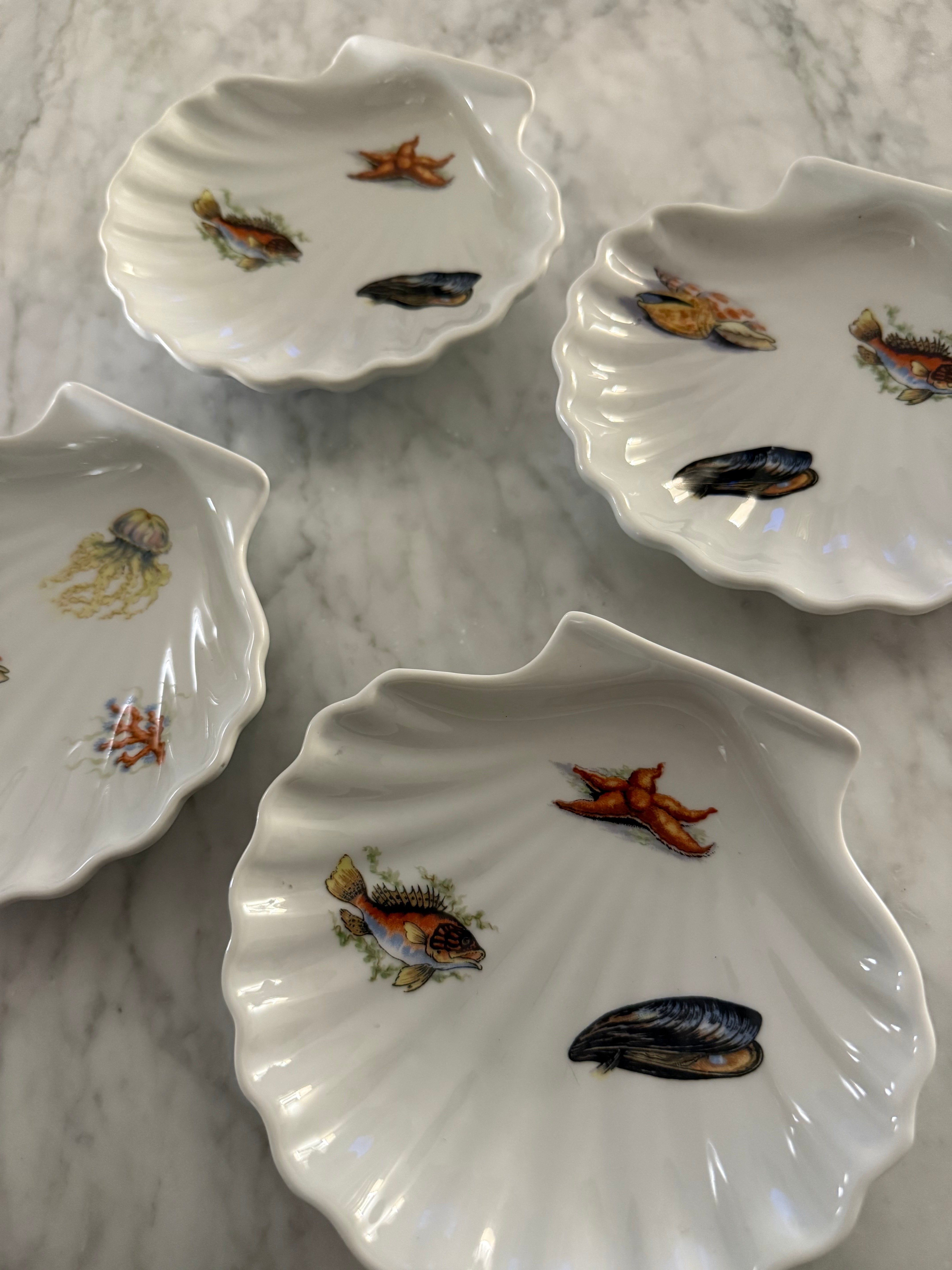 French Porcelain Dish - Four Available