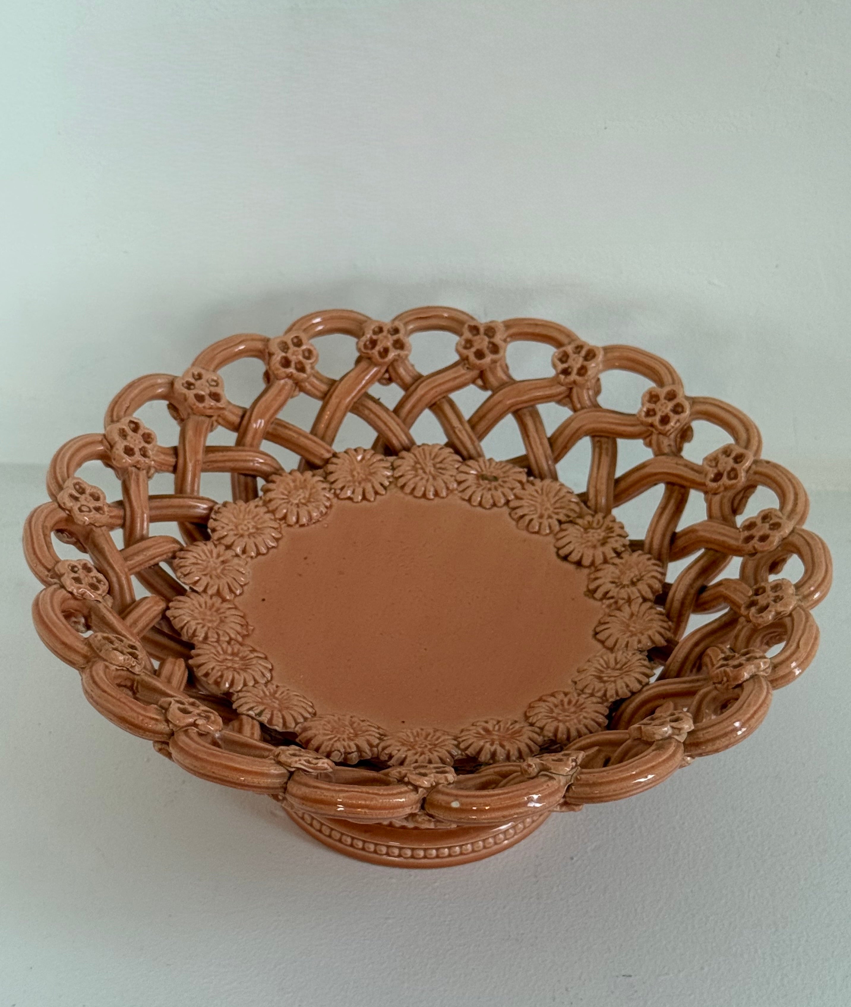 1960’s French Ceramic Pichon Basket