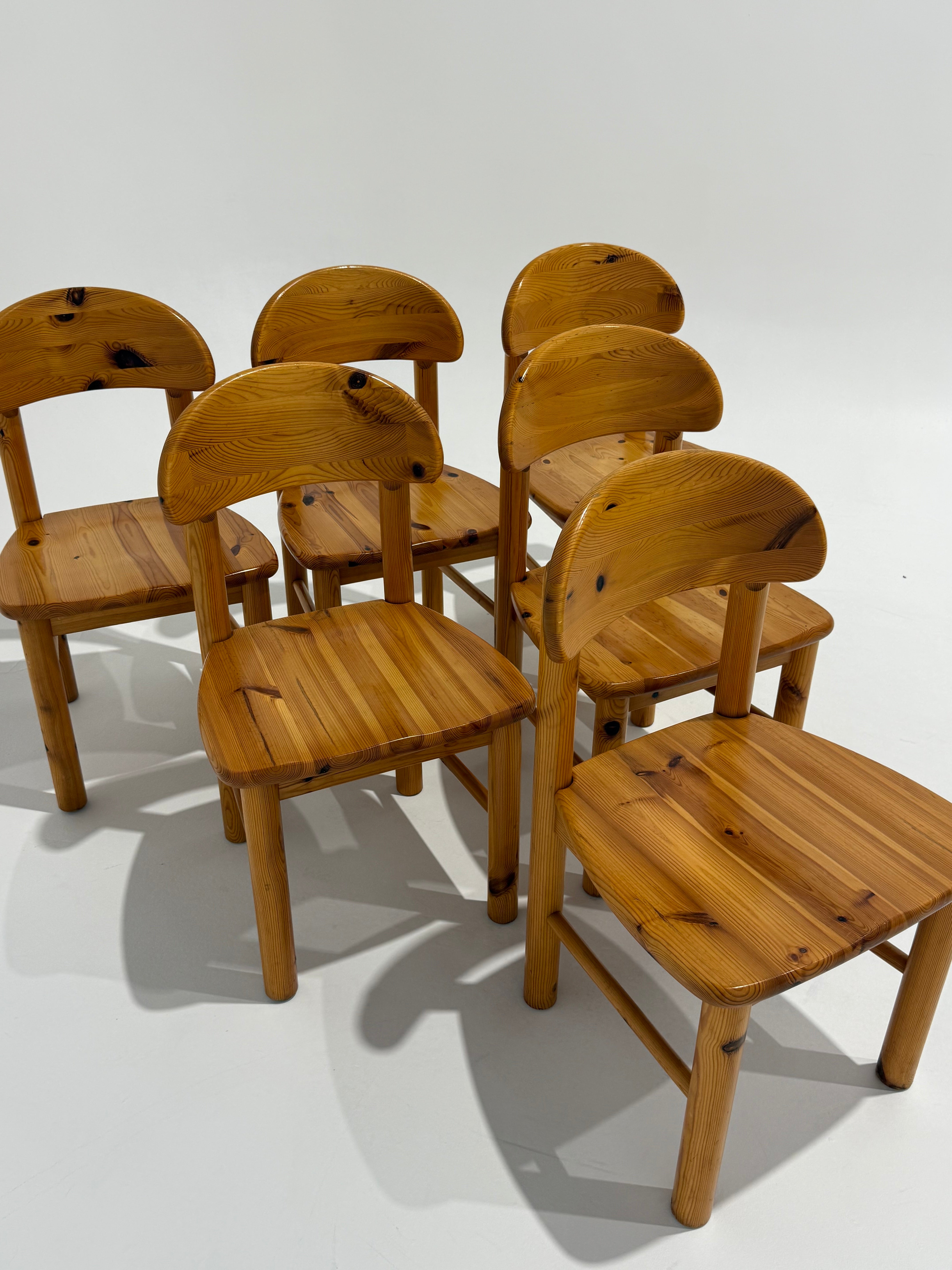 Pine Dining Chair by Rainer Daumiller - 6 Available