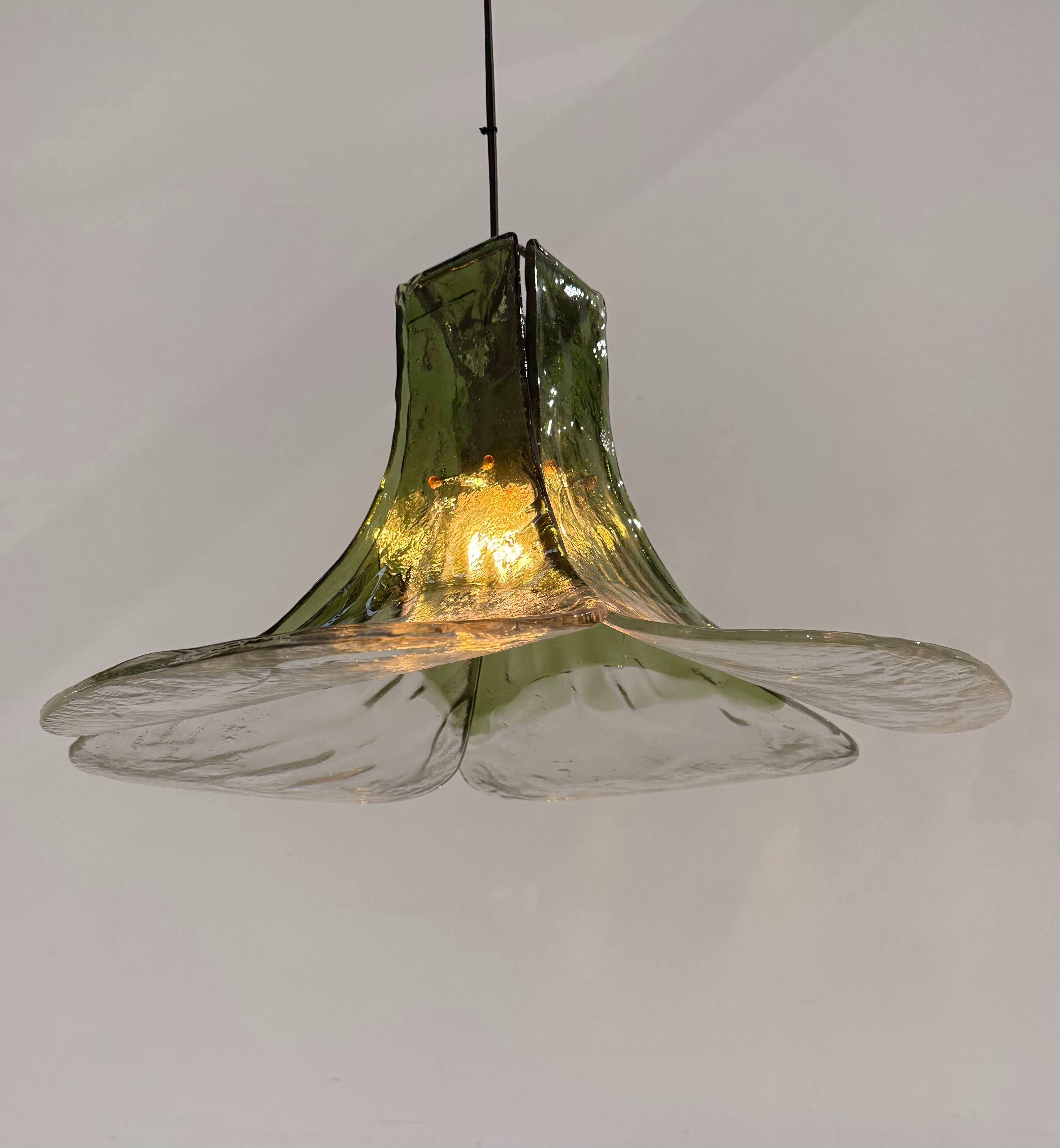 Murano Flower Pendant by Carlo Nason for Mazzega