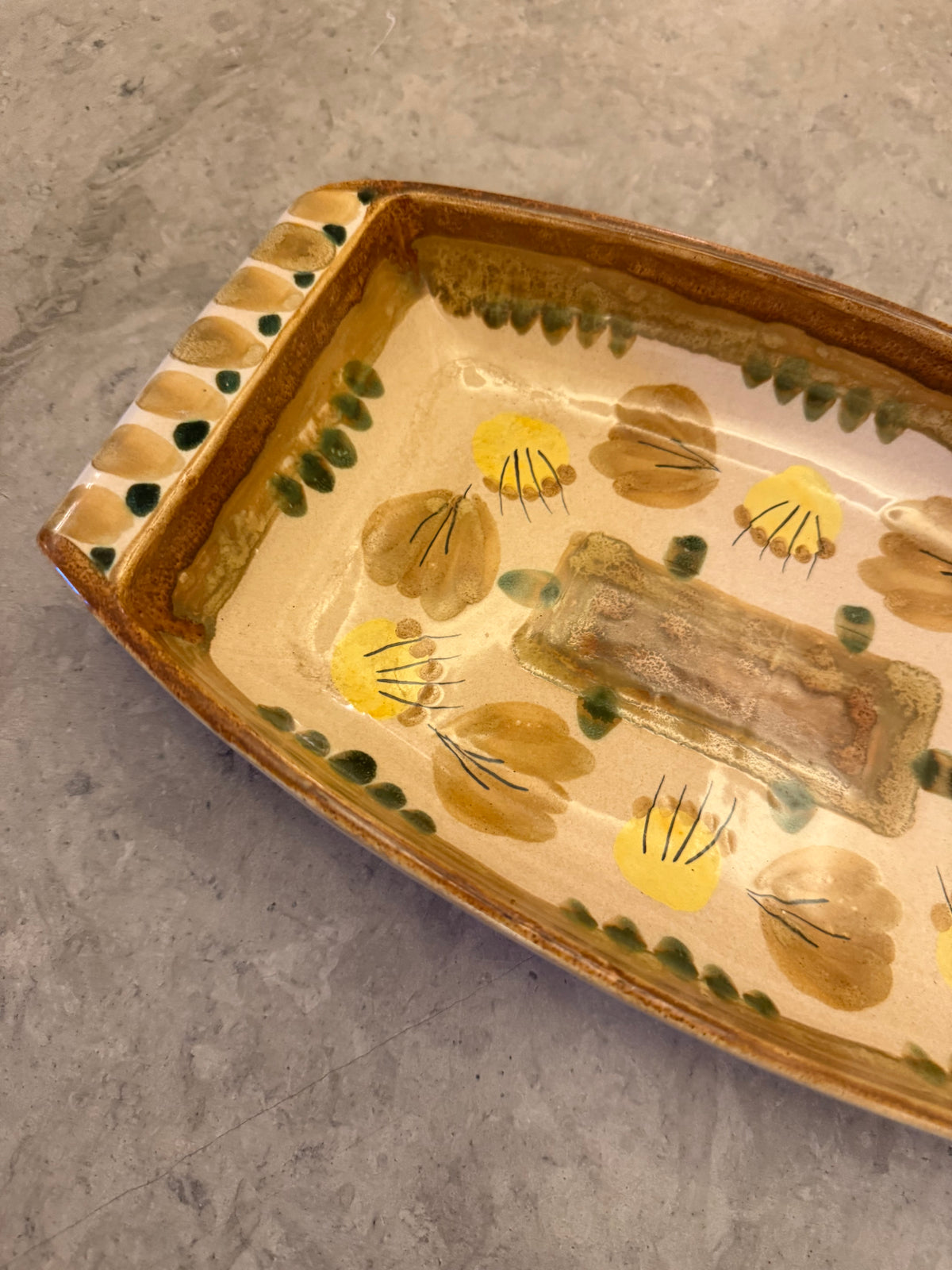 Vintage French Ceramic Dish