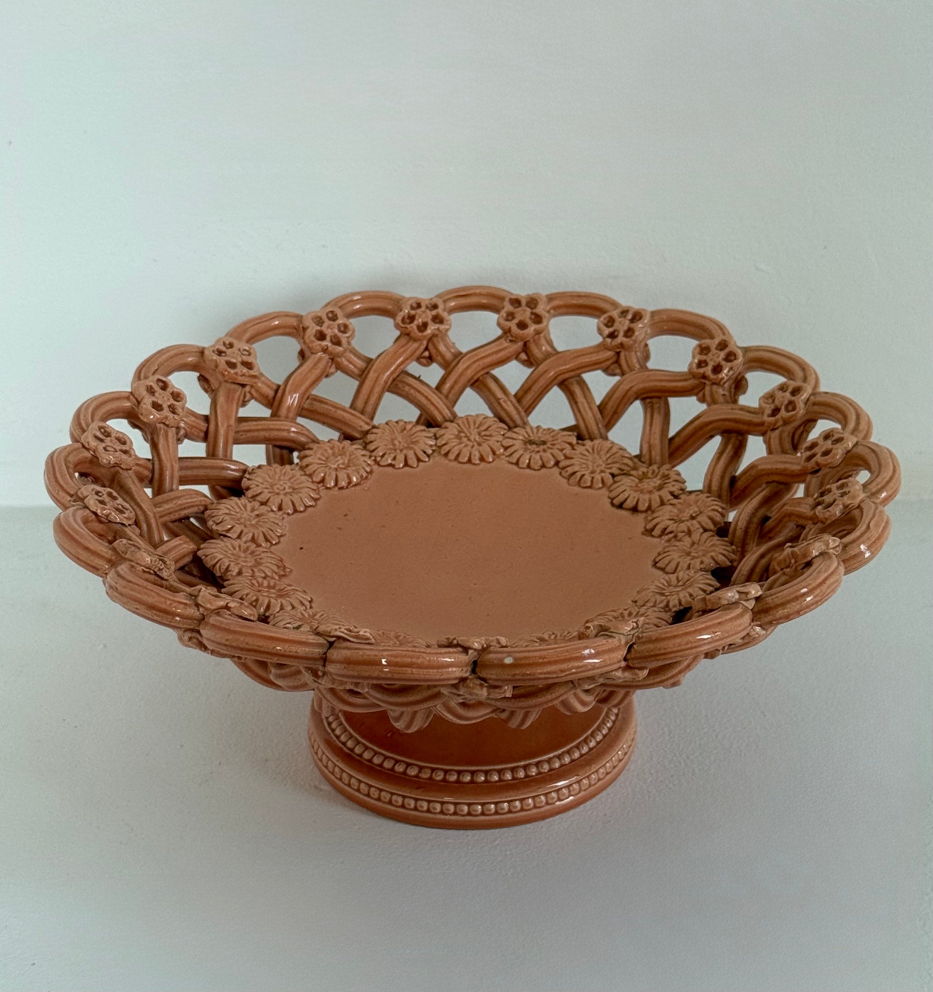 1960’s French Ceramic Pichon Basket