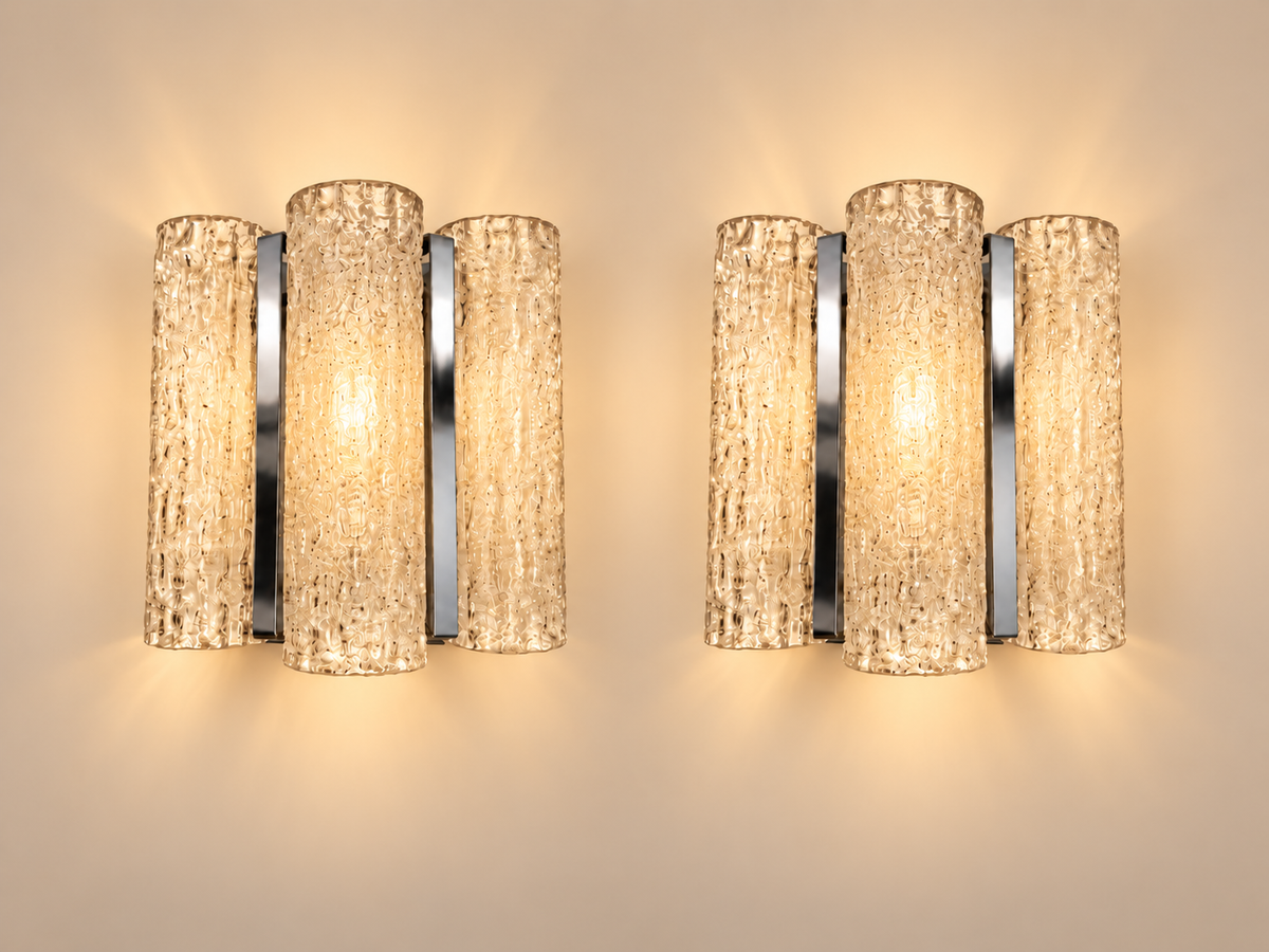 Vintage Murano Wall Lights - Four Available