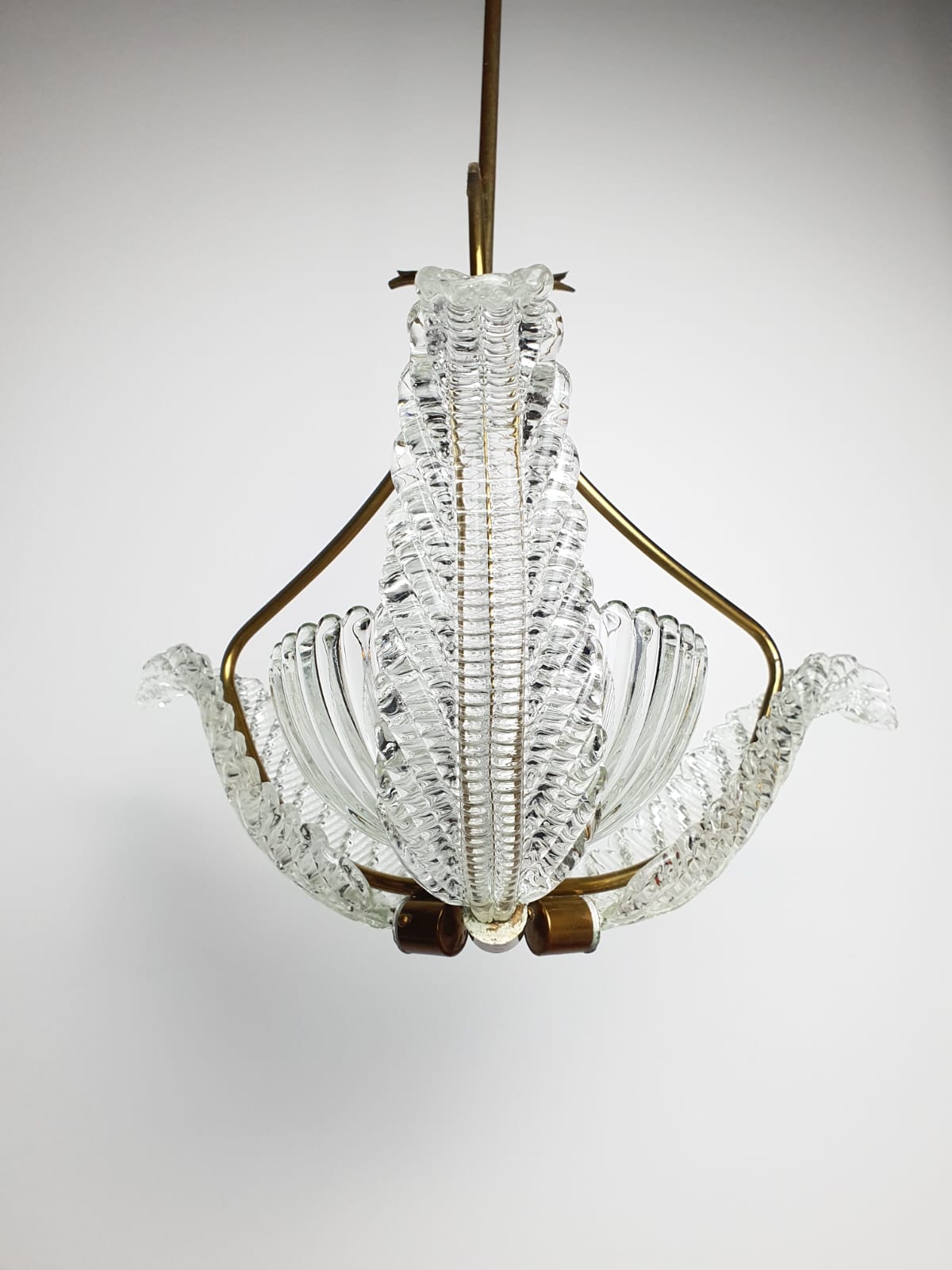 1940’s Barovier & Toso Murano Glass Pendant