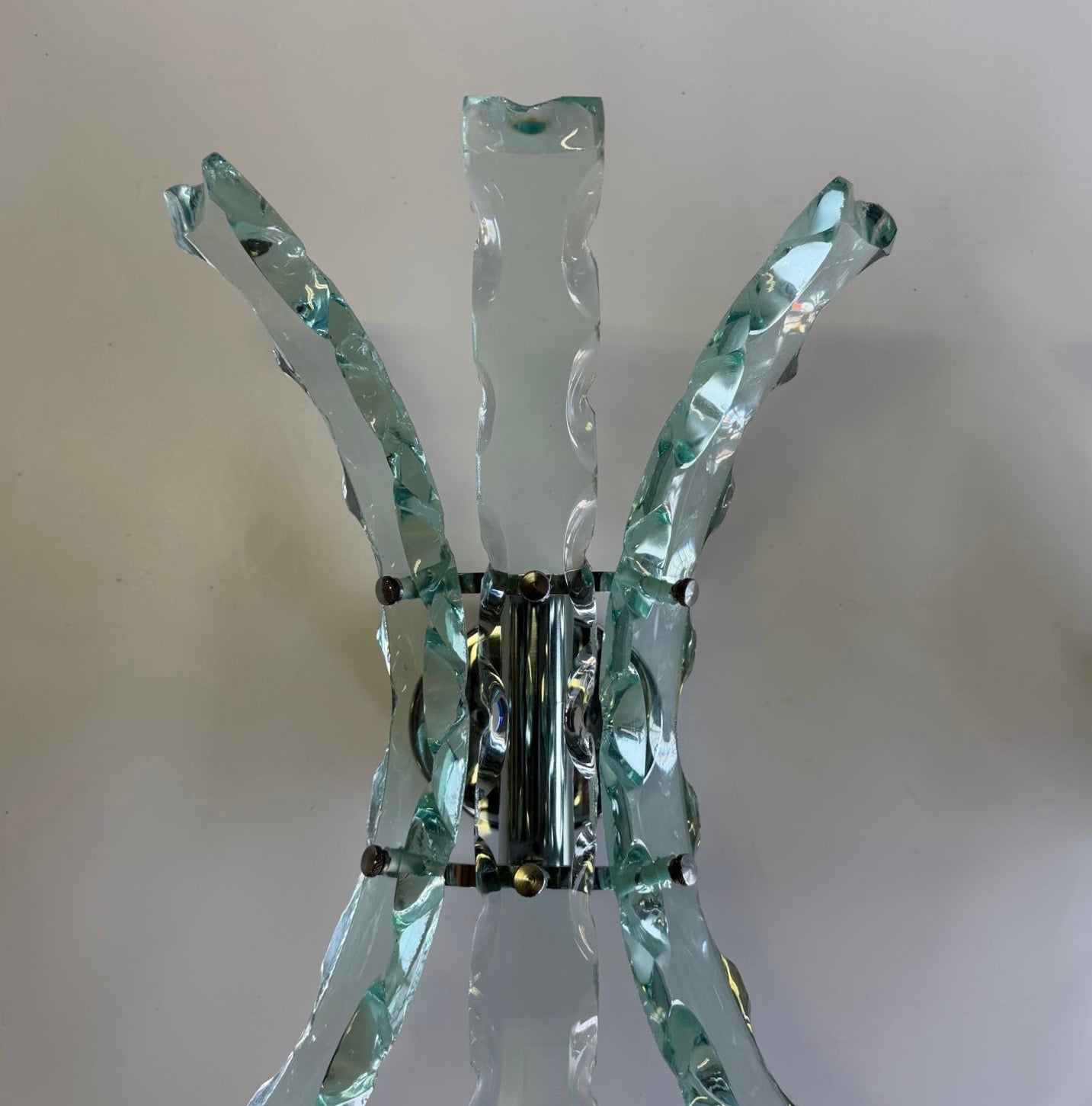PRE ORDER: Pair of Art Glass Sconces by Zero Quattro for Fontana Arte