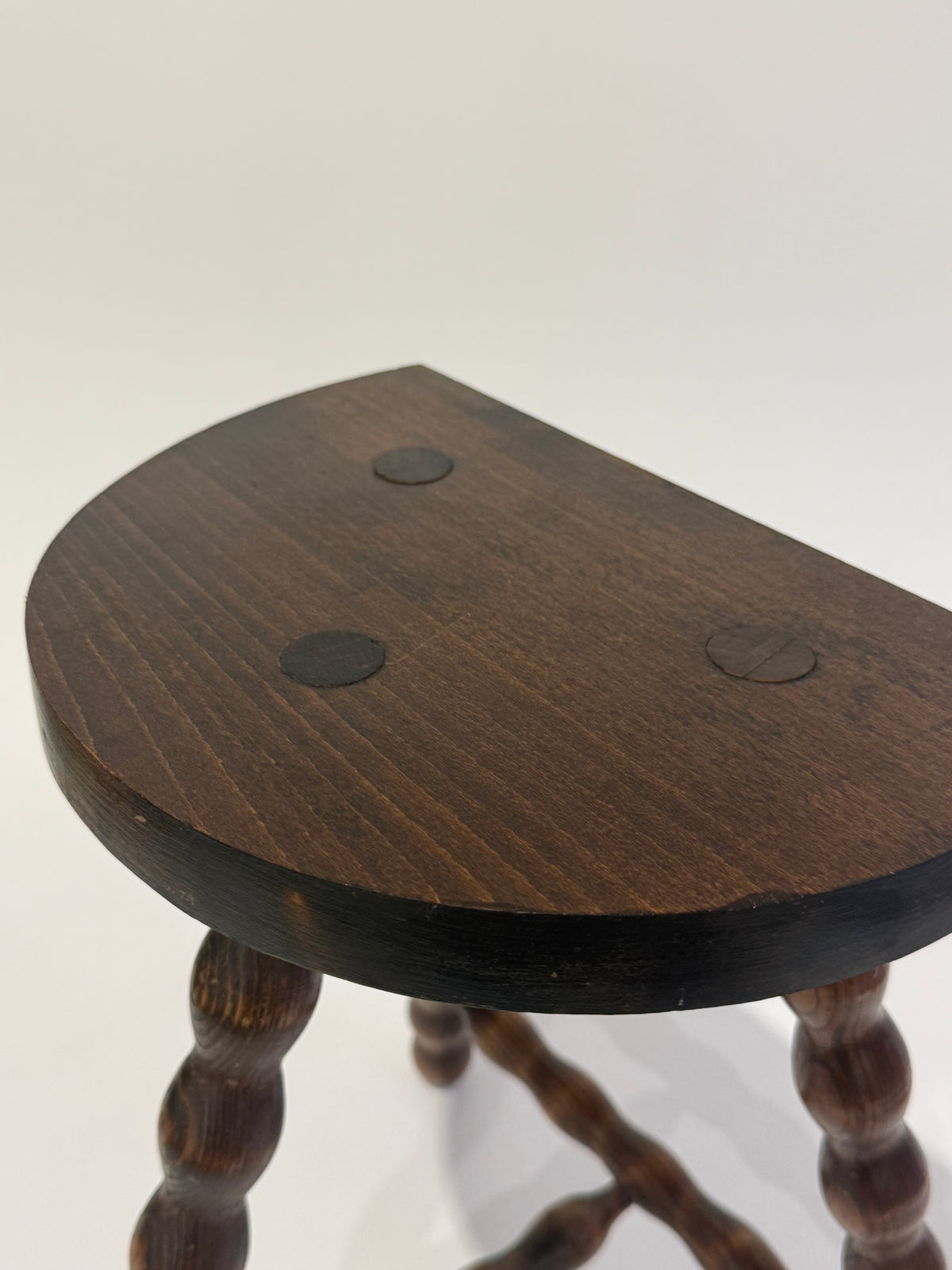 Vintage French Bobbin Tabouret - Two Available