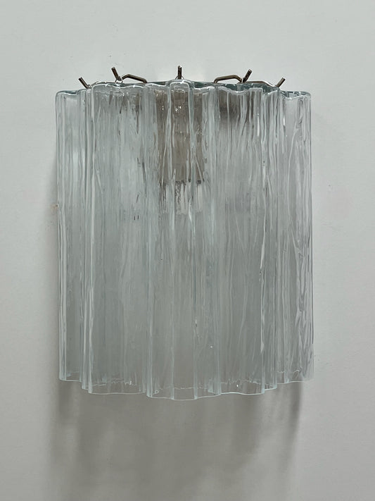 Murano Glass Tube Wall Light - One Available