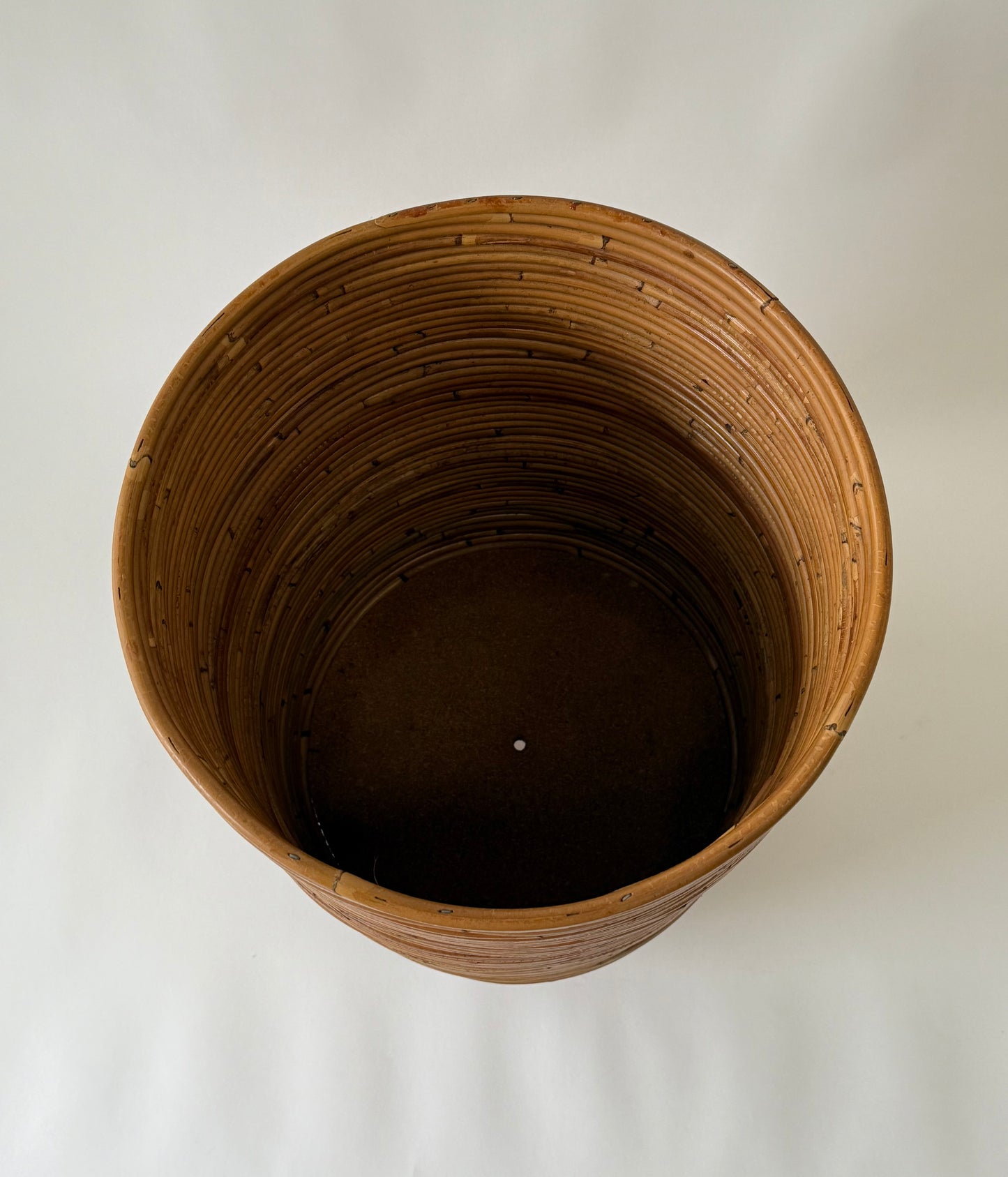 Italian Pencil Reed Bamboo Basket