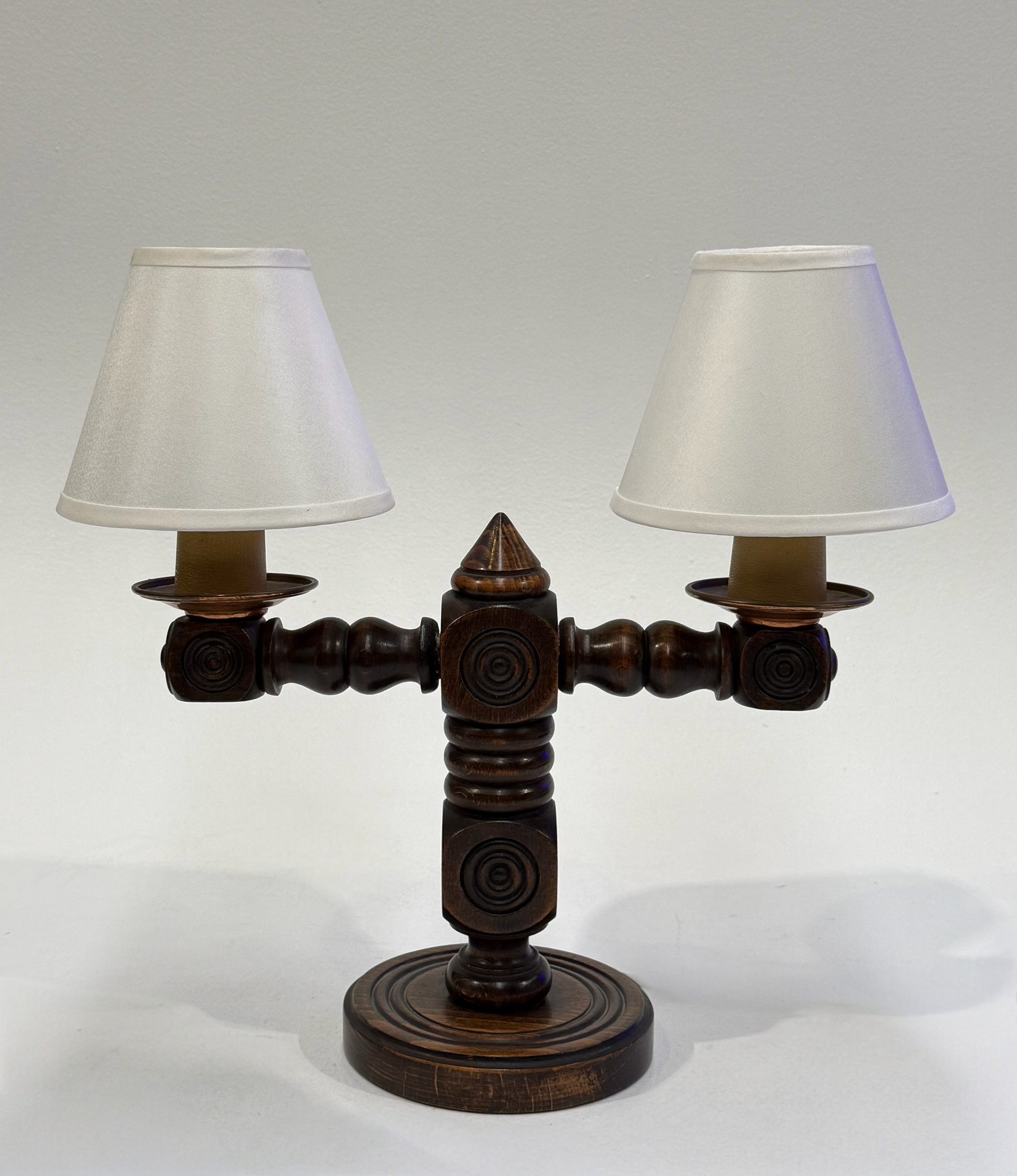 French Charles Dudouyt Table Lamp - Two Available