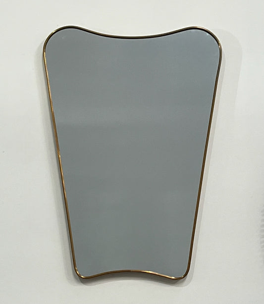 Italian Brass Ponti Style Mirror