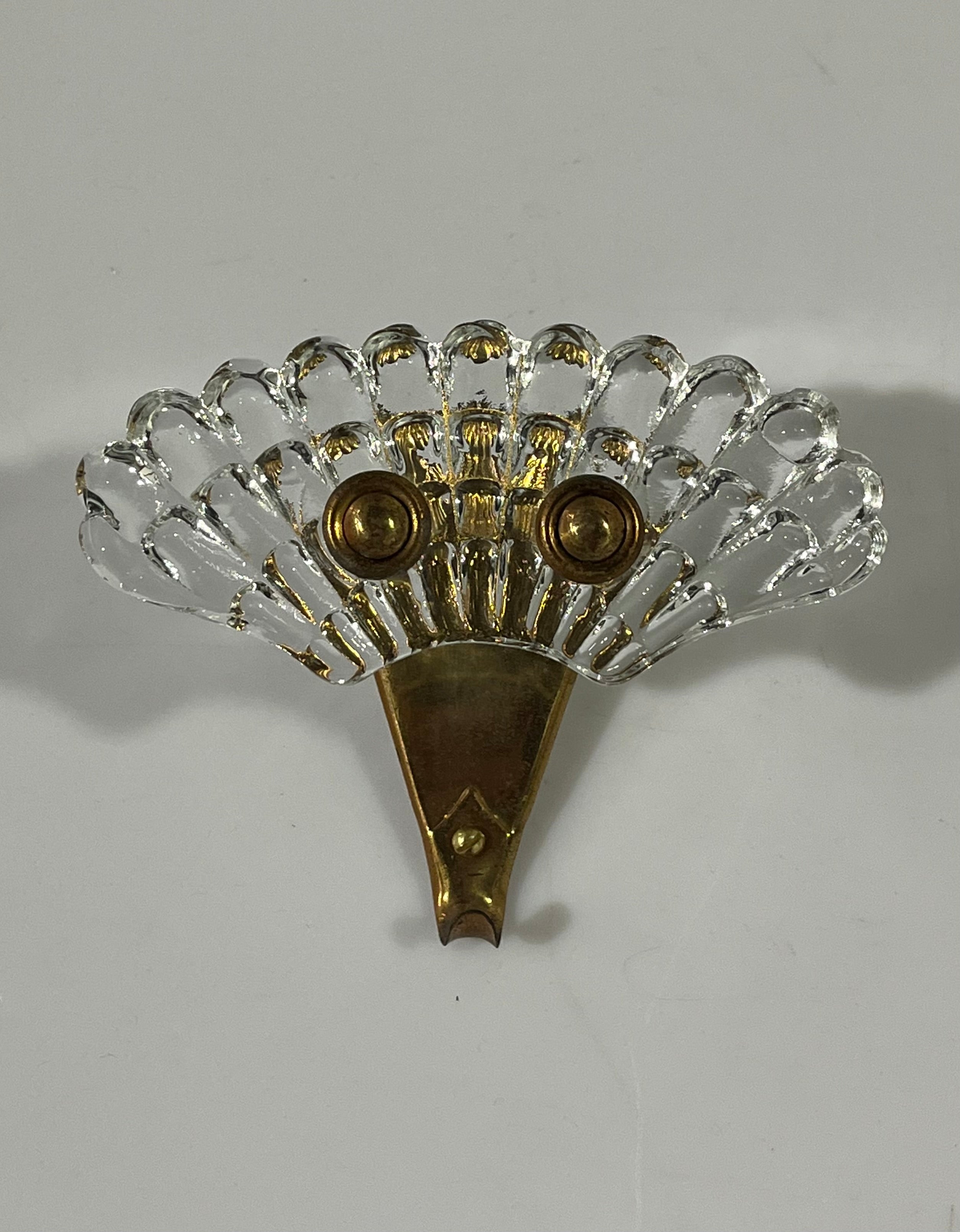 Italian Glass Coat Hook - Three Available