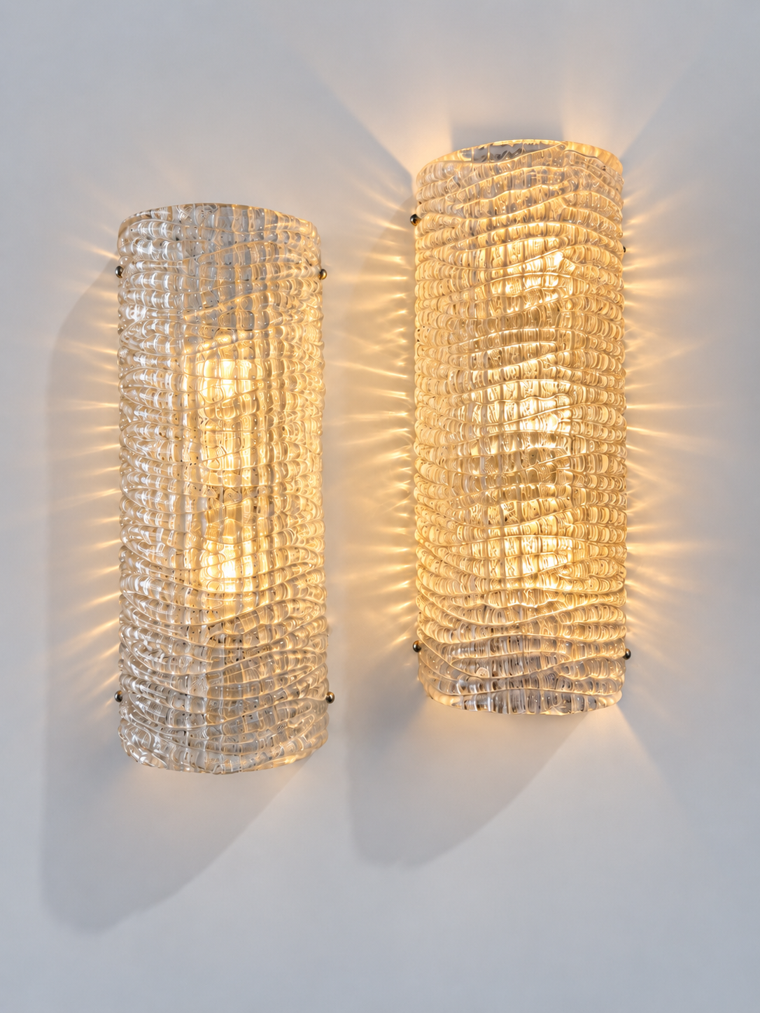Pair of Murano Wall Lights by Kalmar