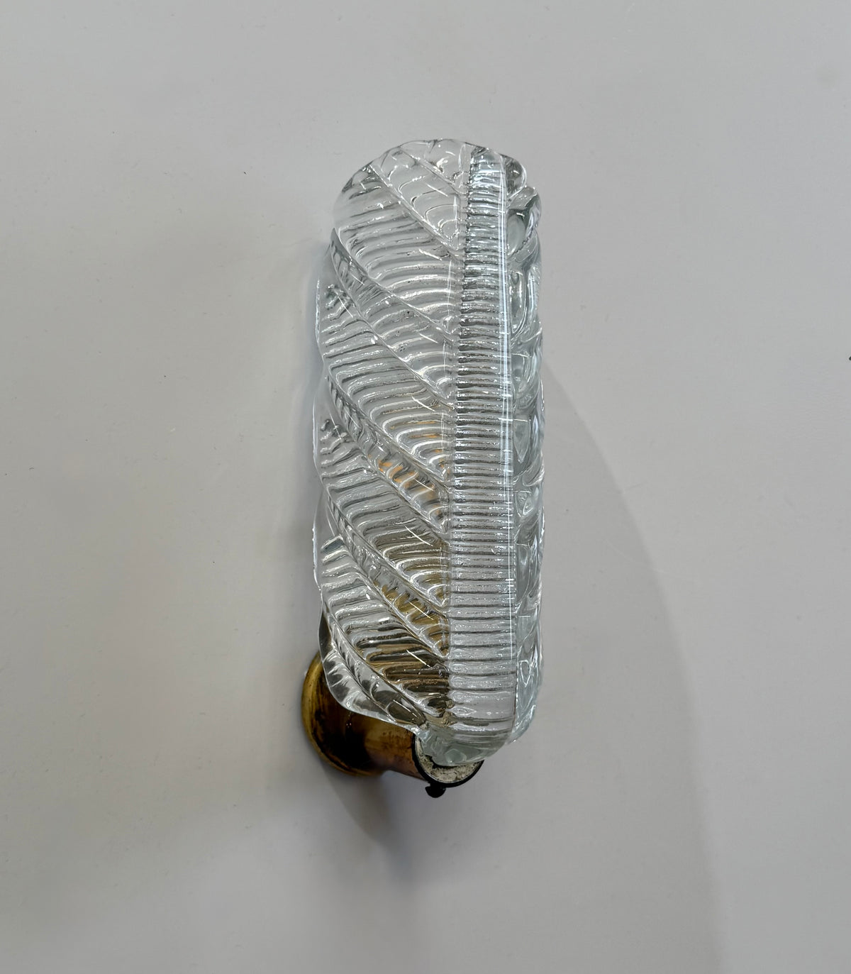 Murano Glass Leaf Wall Light by Barovier - Three Available