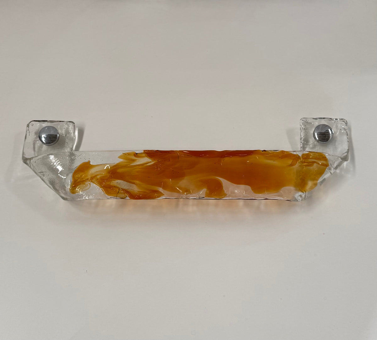 1970’s Murano Glass Towel Rail by Mazzega