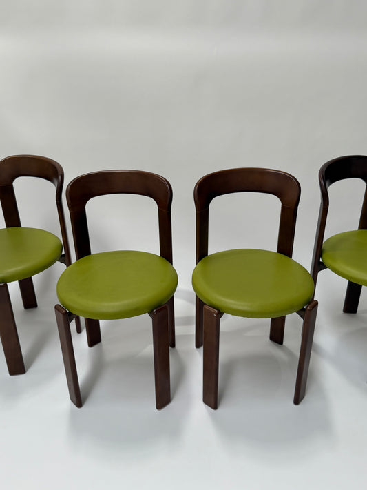 Set of Four Bruno Rey Chairs by Dietiker