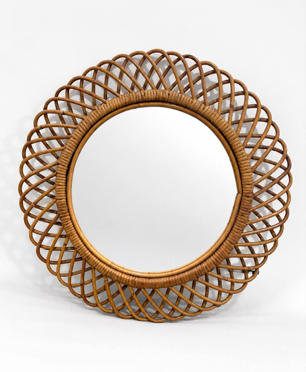 Vintage Italian Mirror by Bonacina