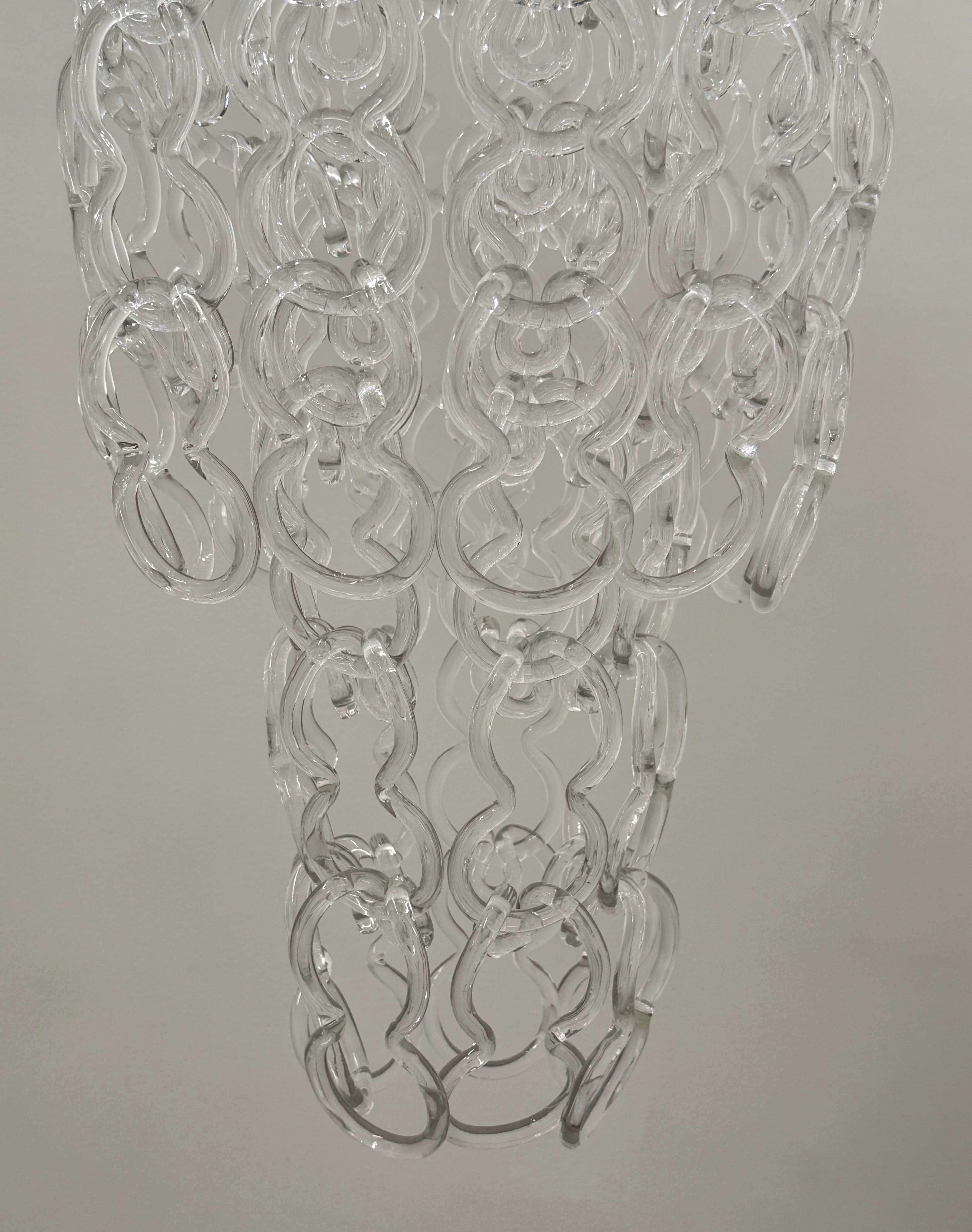 Vintage "Giogali" Chandelier by Angelo Mangiarotti for Vistosi