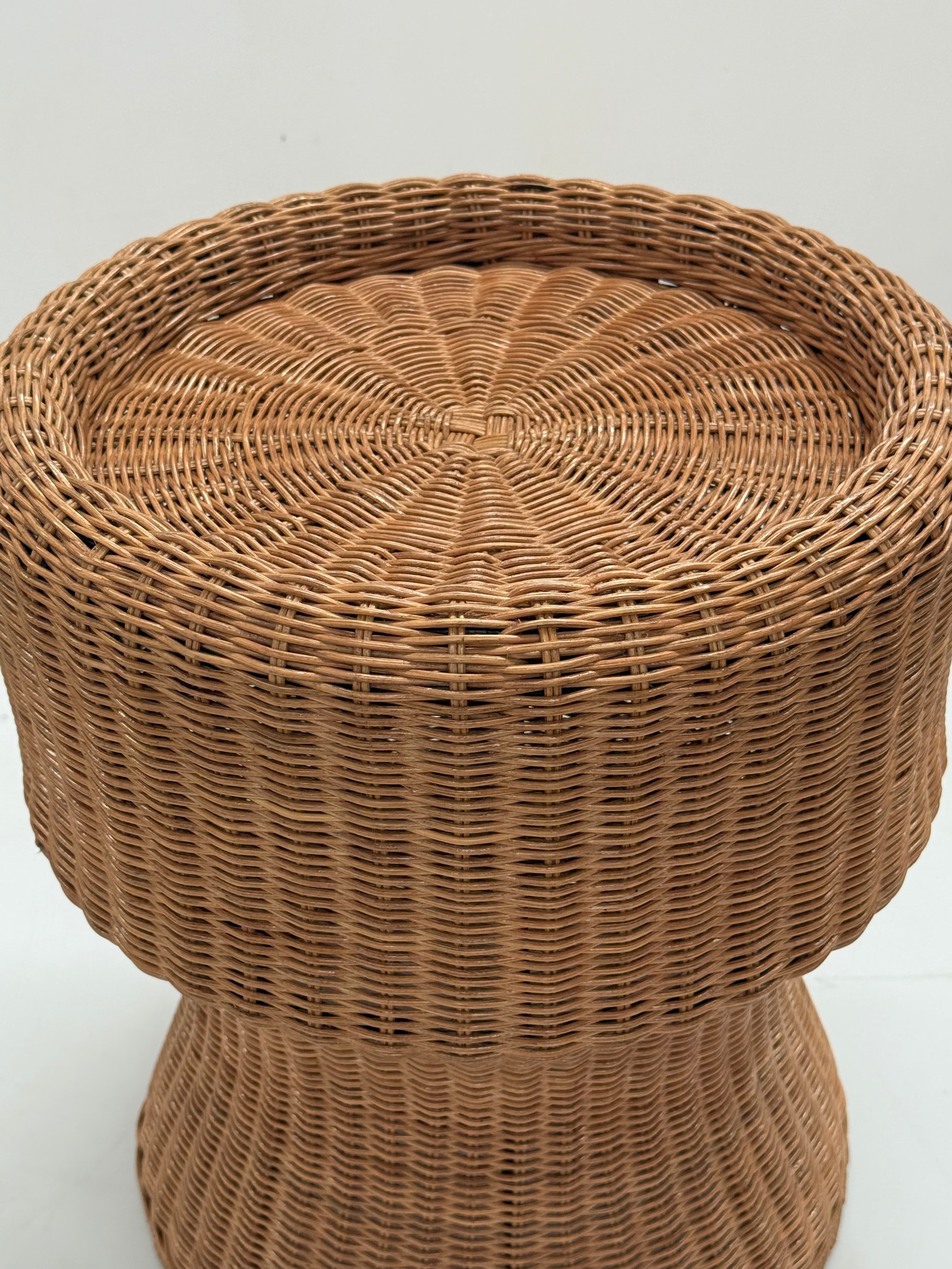Wicker Stool or Side Table - 3 Available