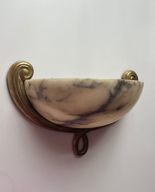 French Alabaster Wall Light