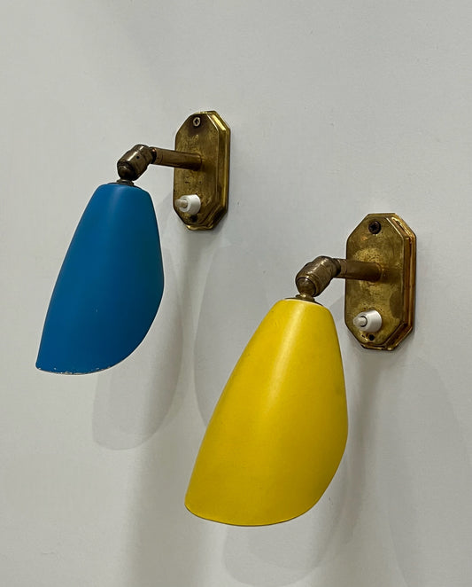 1950’s Italian Wall Lights - Two Available