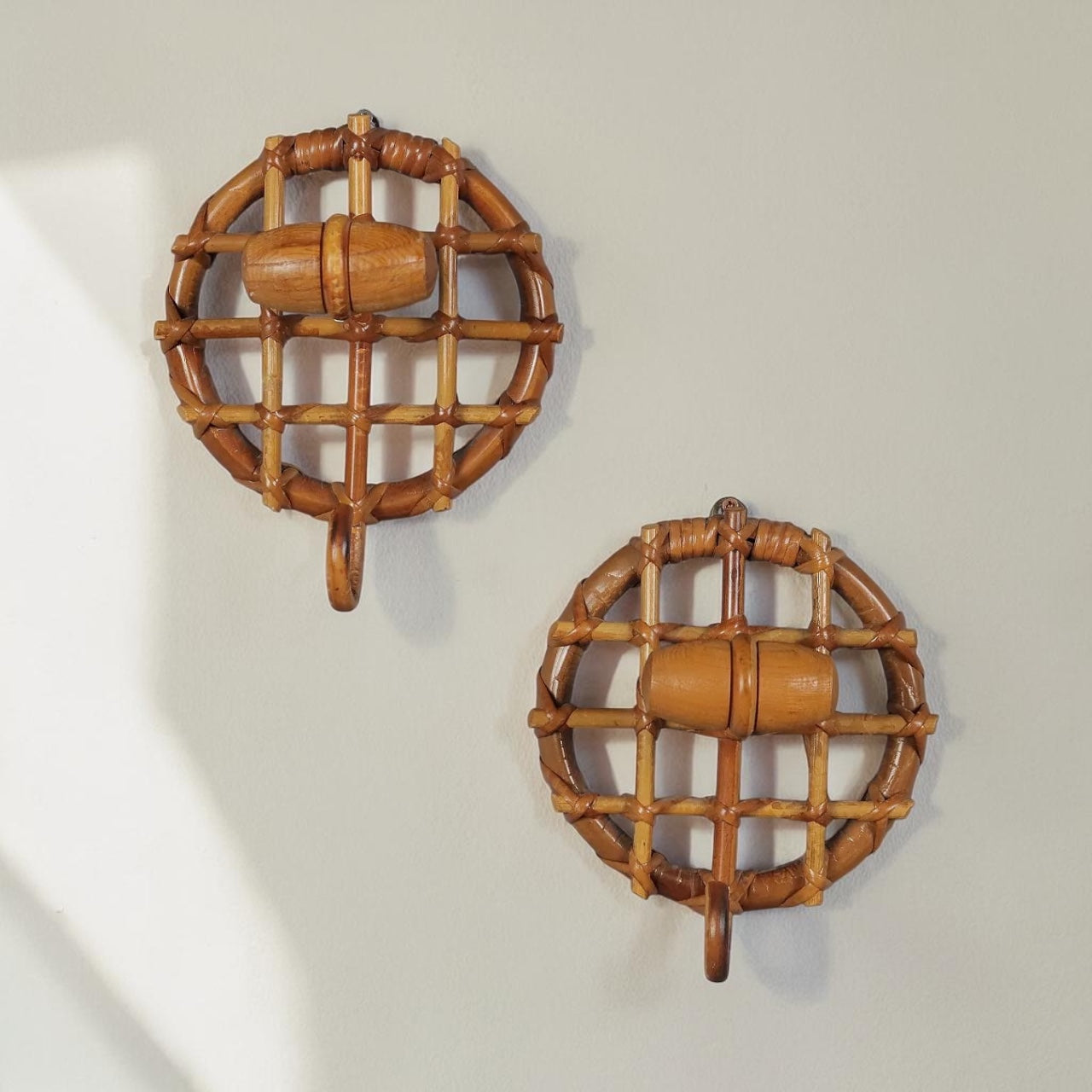 Italian Bamboo Coat Hook by Bonacina