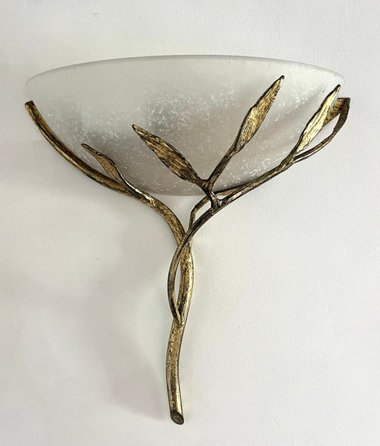 Italian Bronze Wall Light by Banci Firenze