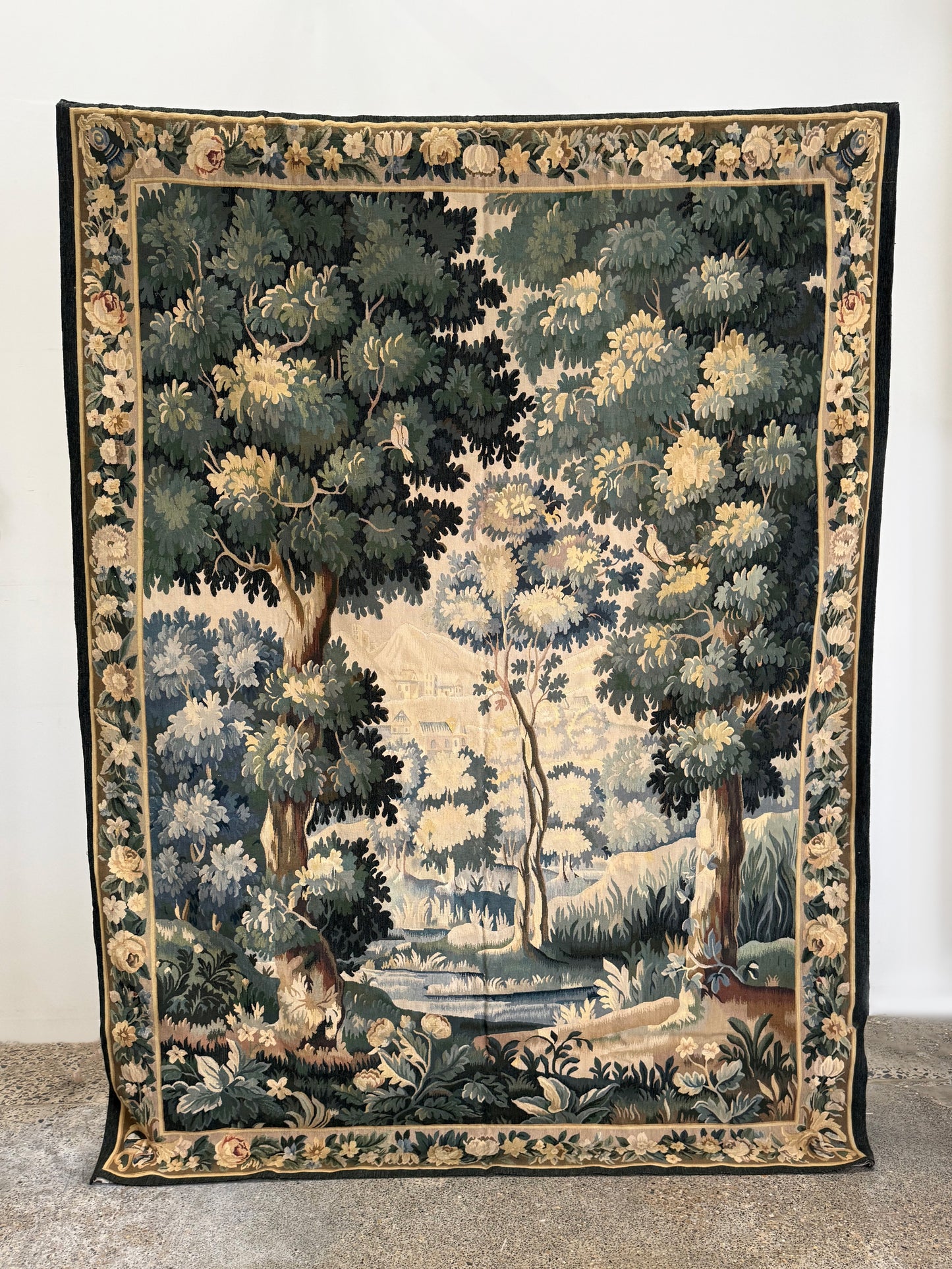 20th Century French Verdure Tapestry