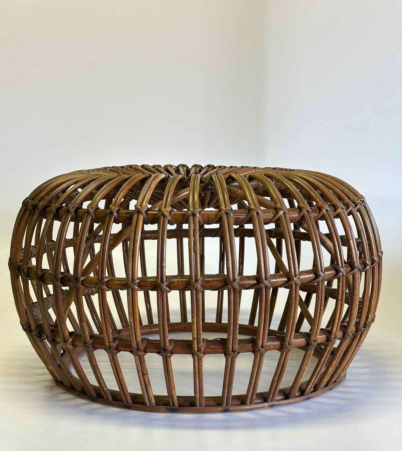 PRE-ORDER: Vintage Italian Bamboo Stool by Franco Albini - Two Available