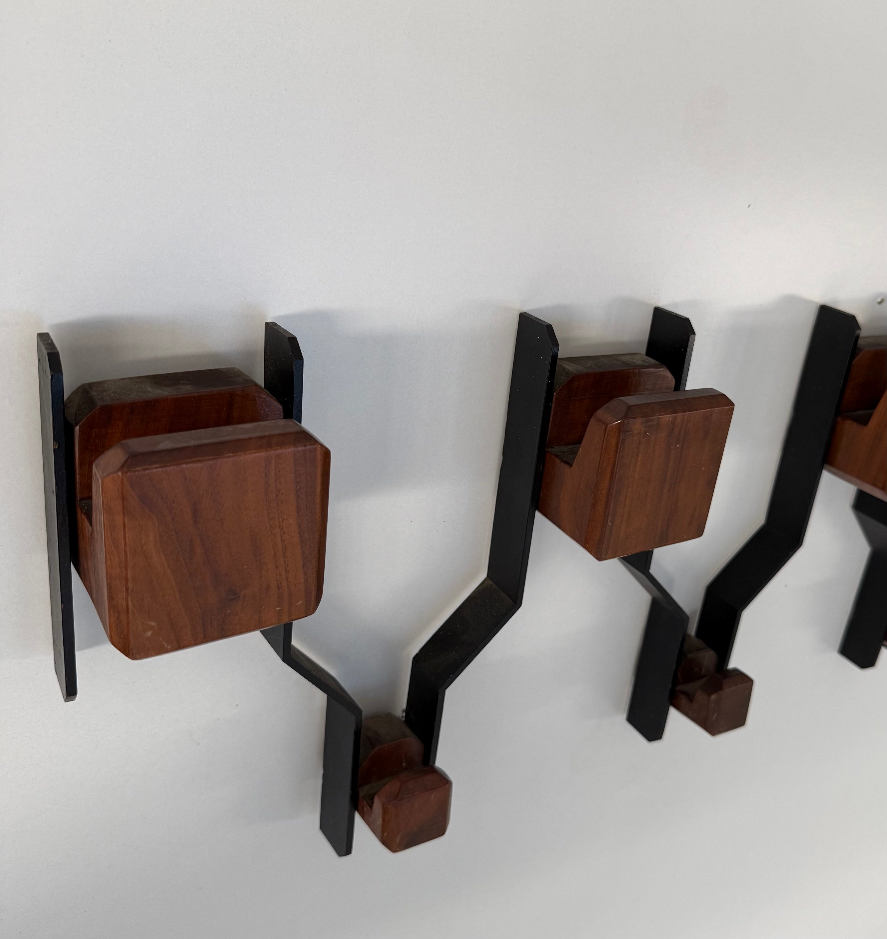Vintage Italian Wall Coat Rack