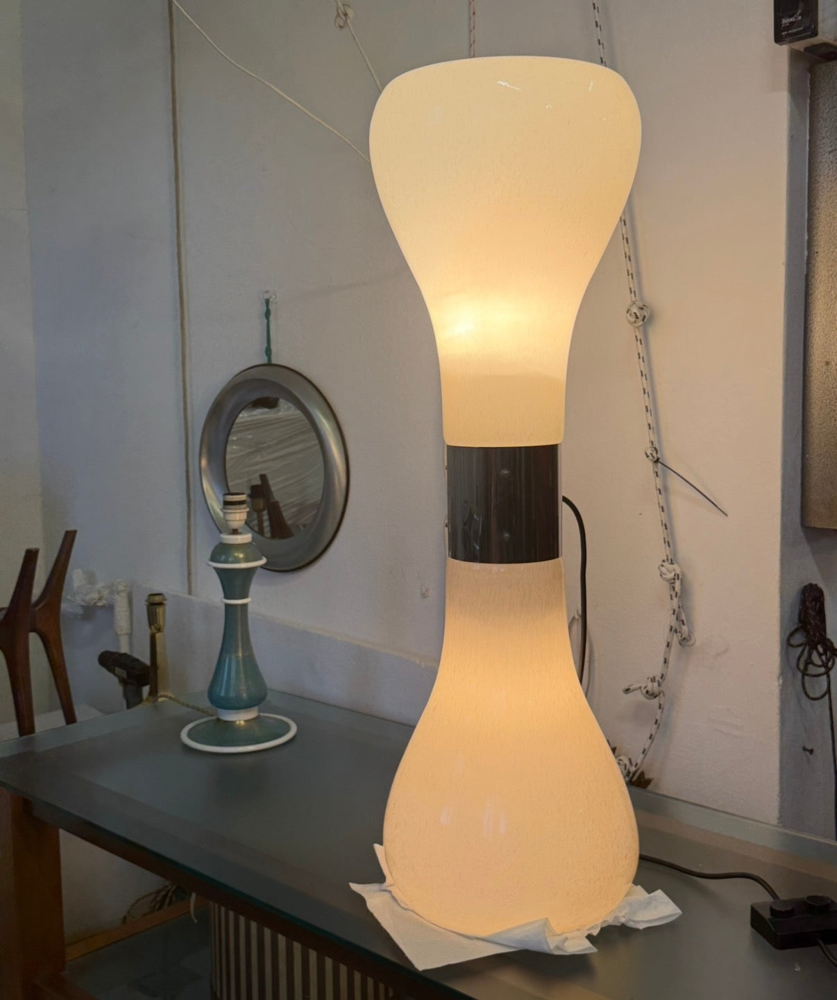 PRE-ORDER: 1960s Vintage Murano Glass “Birillo” Lamp by Carlo Nason for Mazzega