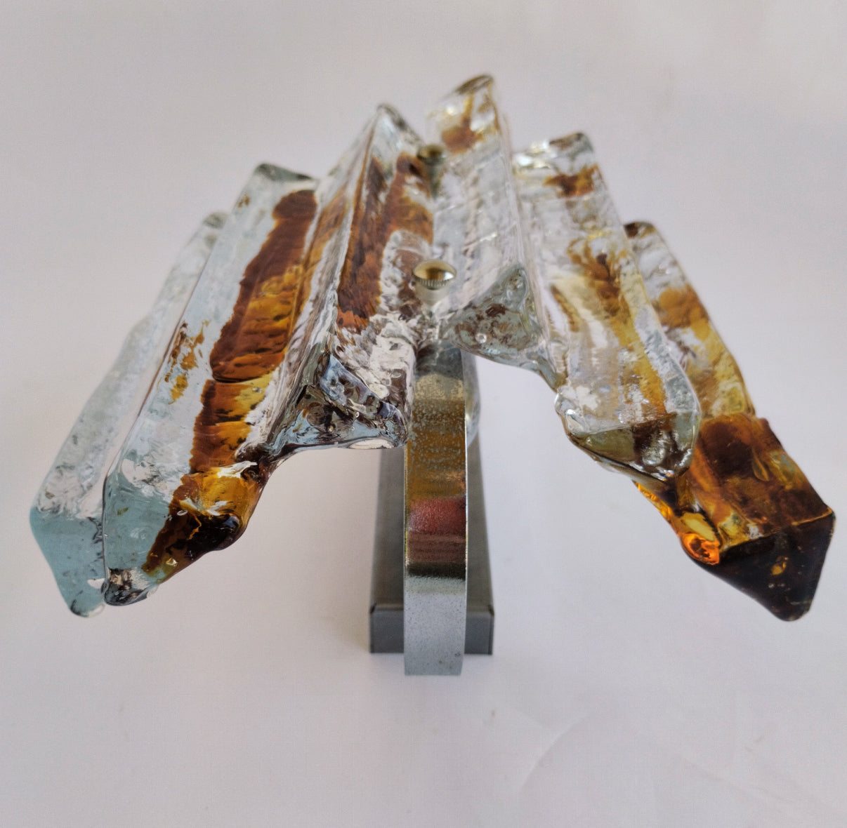 1970’s Murano Wall Light by Mazzega - Six Available