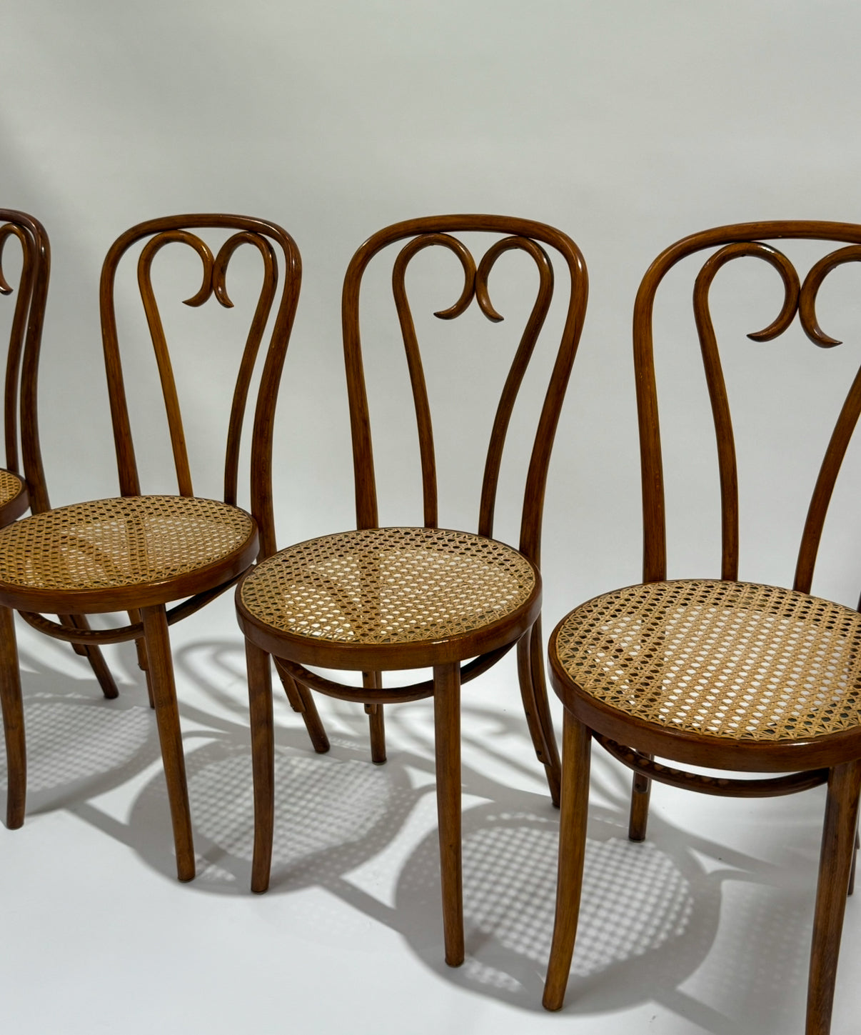 Set of Four Vintage Bentwood Dining Chairs