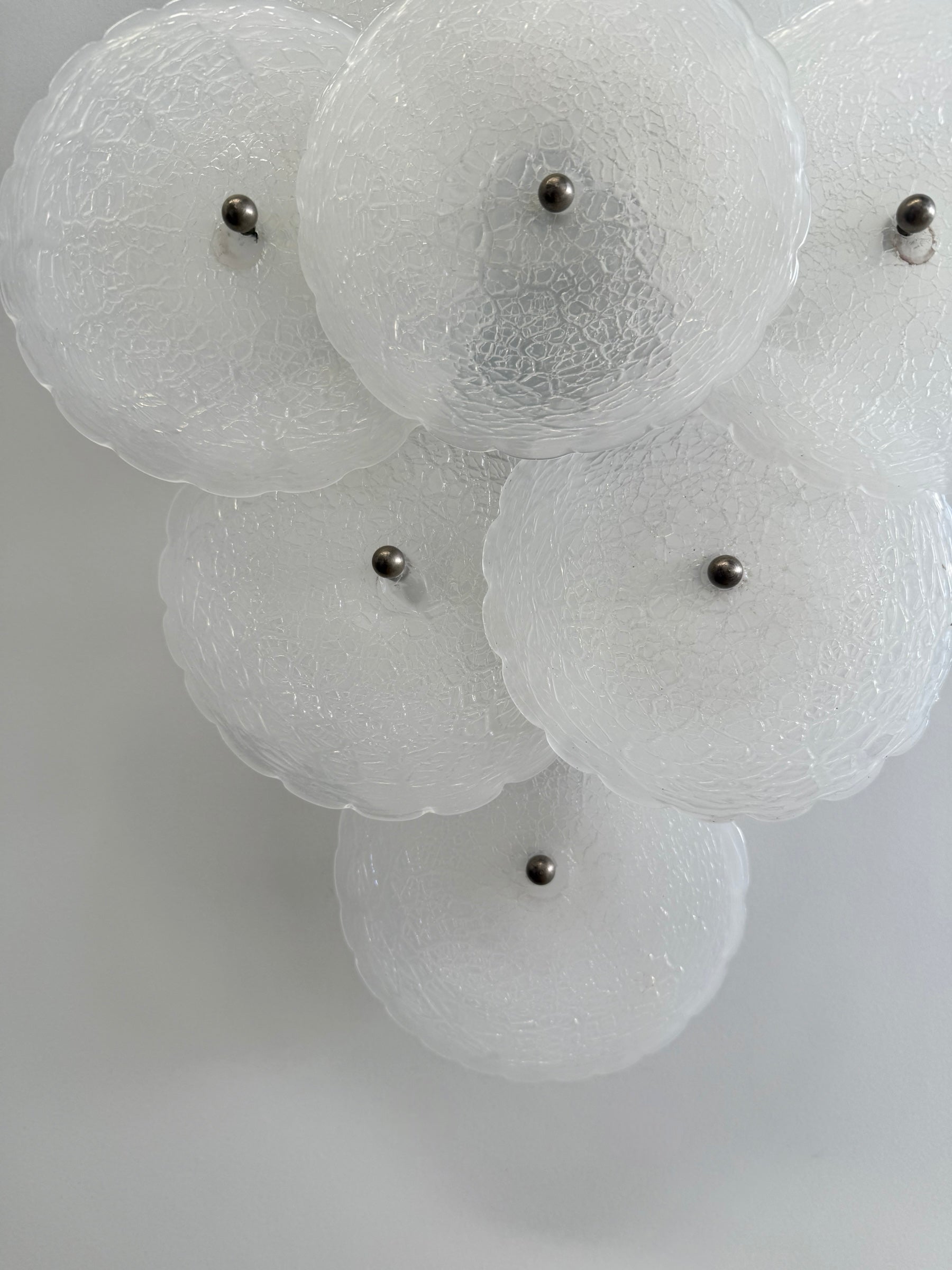 Vintage Murano Glass Wall Light, Vistosi - Two Available