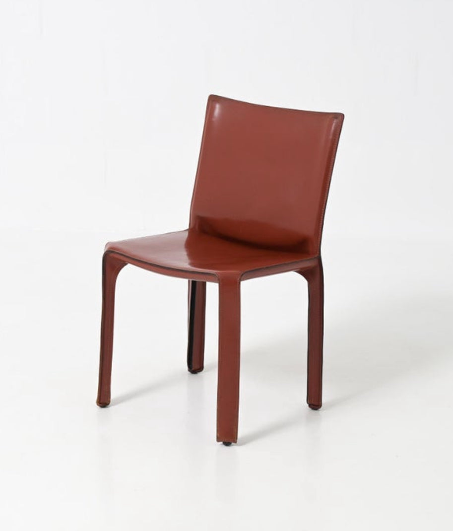 PRE ORDER: CAB Dining Chairs by Mario Bellini for Cassina. 5 Available
