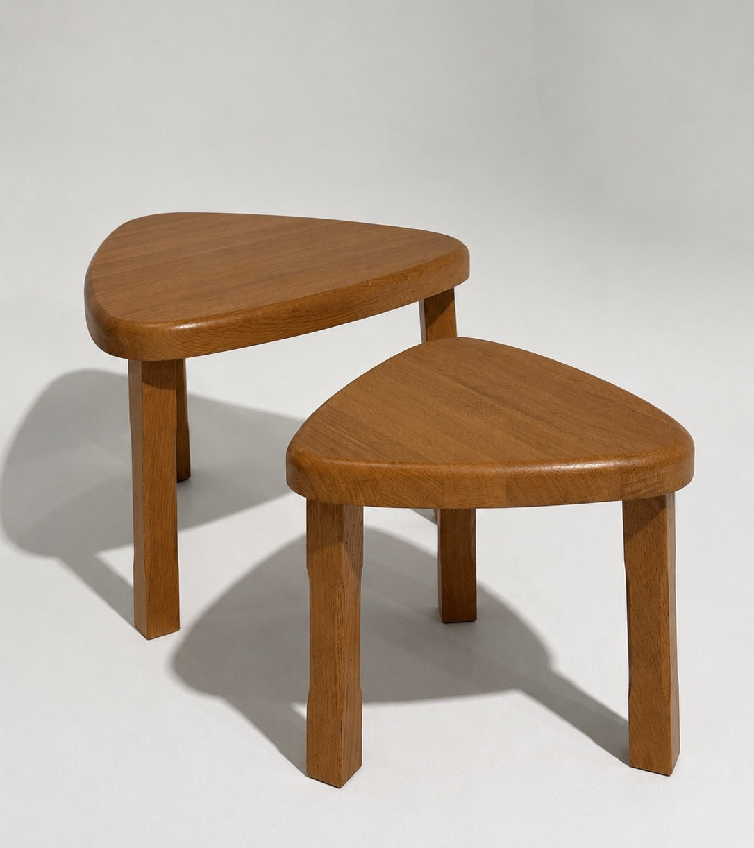 Vintage Oak Nesting Tables