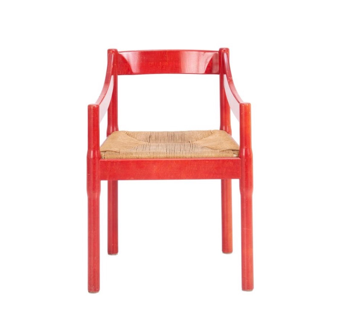 PRE-ORDER Vico Magistretti “Carimate” Chair by Cassina - 8 Available