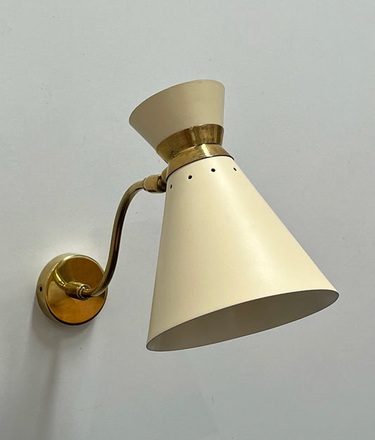 1950’s French Diabolo Wall Light