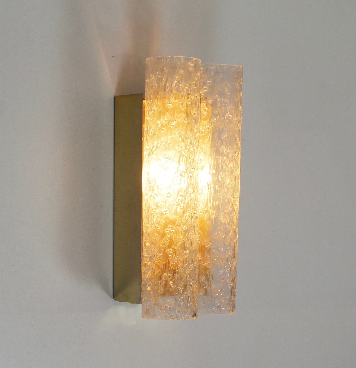 Pair of Murano Glass Wall Lights by Doria Leuchten