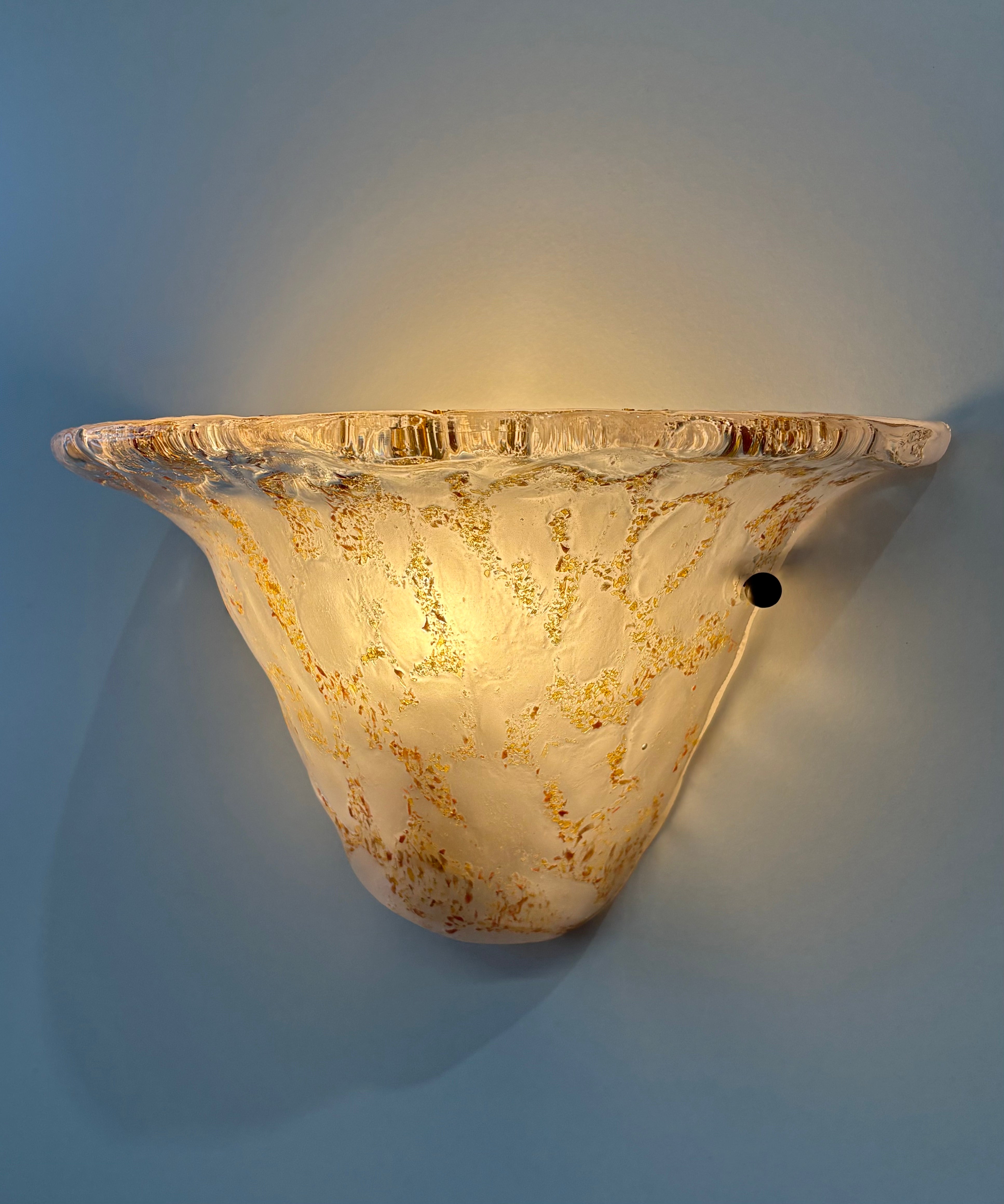 Pair of Vintage Murano Wall Lights