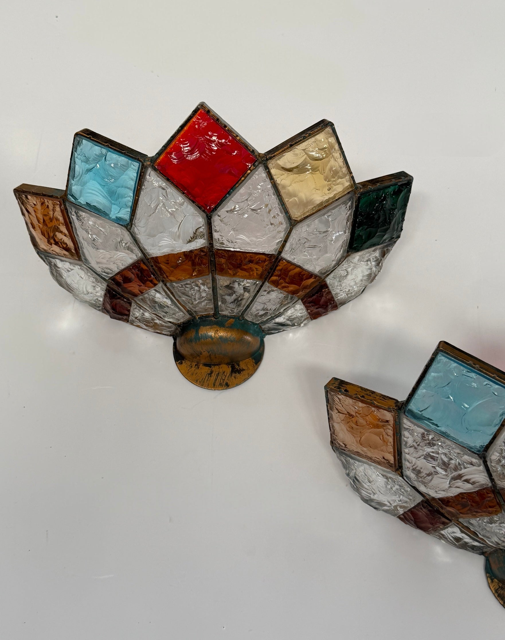 Pair of Murano Wall Lights by Poliarte
