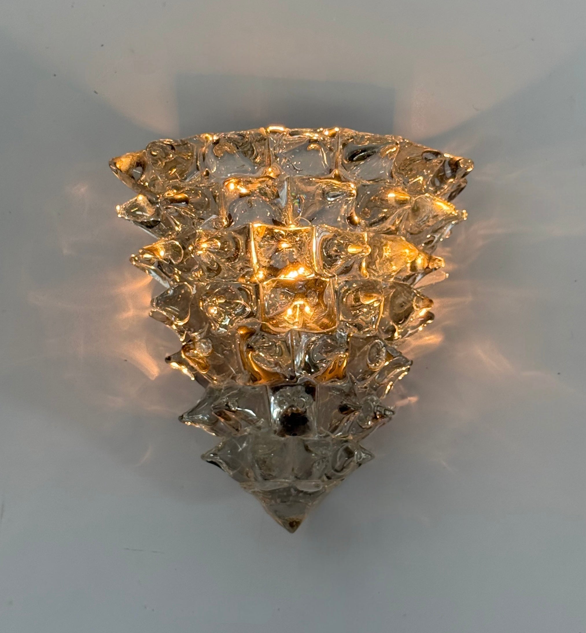 Vintage Murano Rostrato Wall Light by Barovier